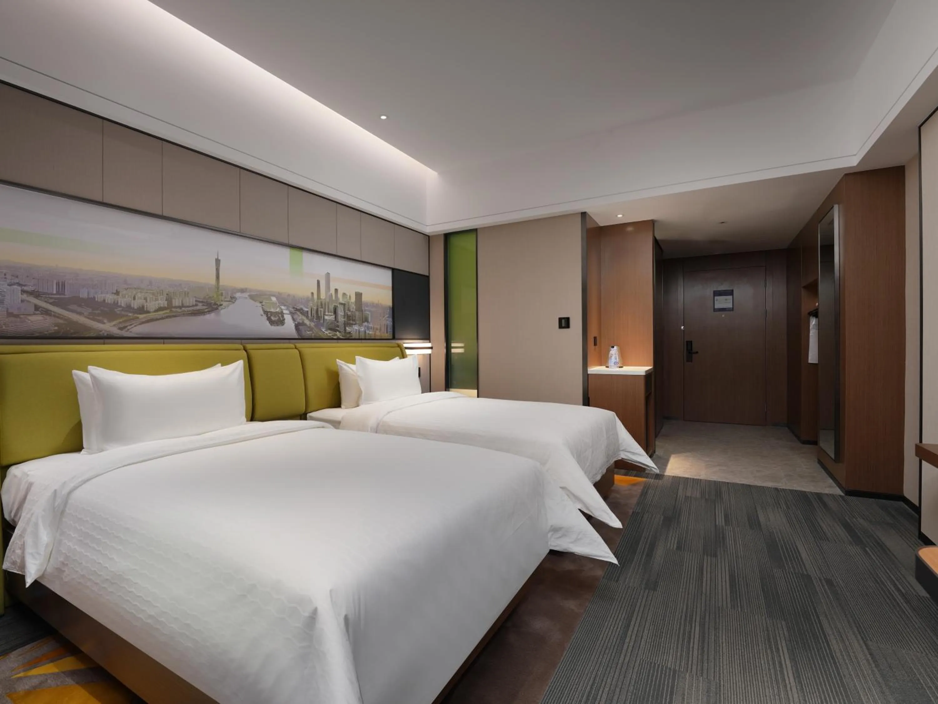 Bed in Hampton by Hilton Guangzhou Wenchong