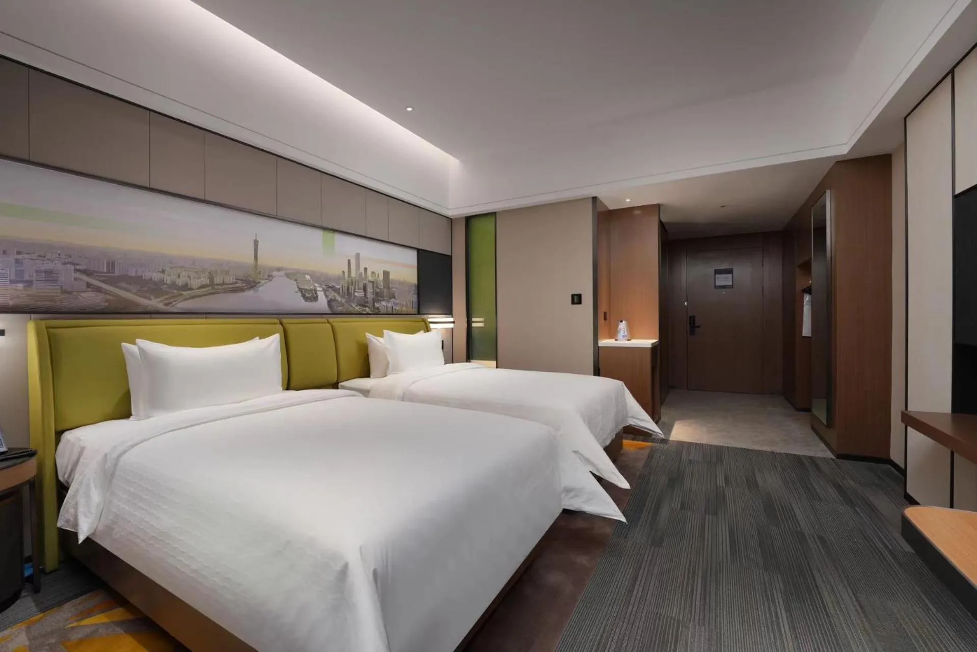 Bed in Hampton by Hilton Guangzhou Wenchong