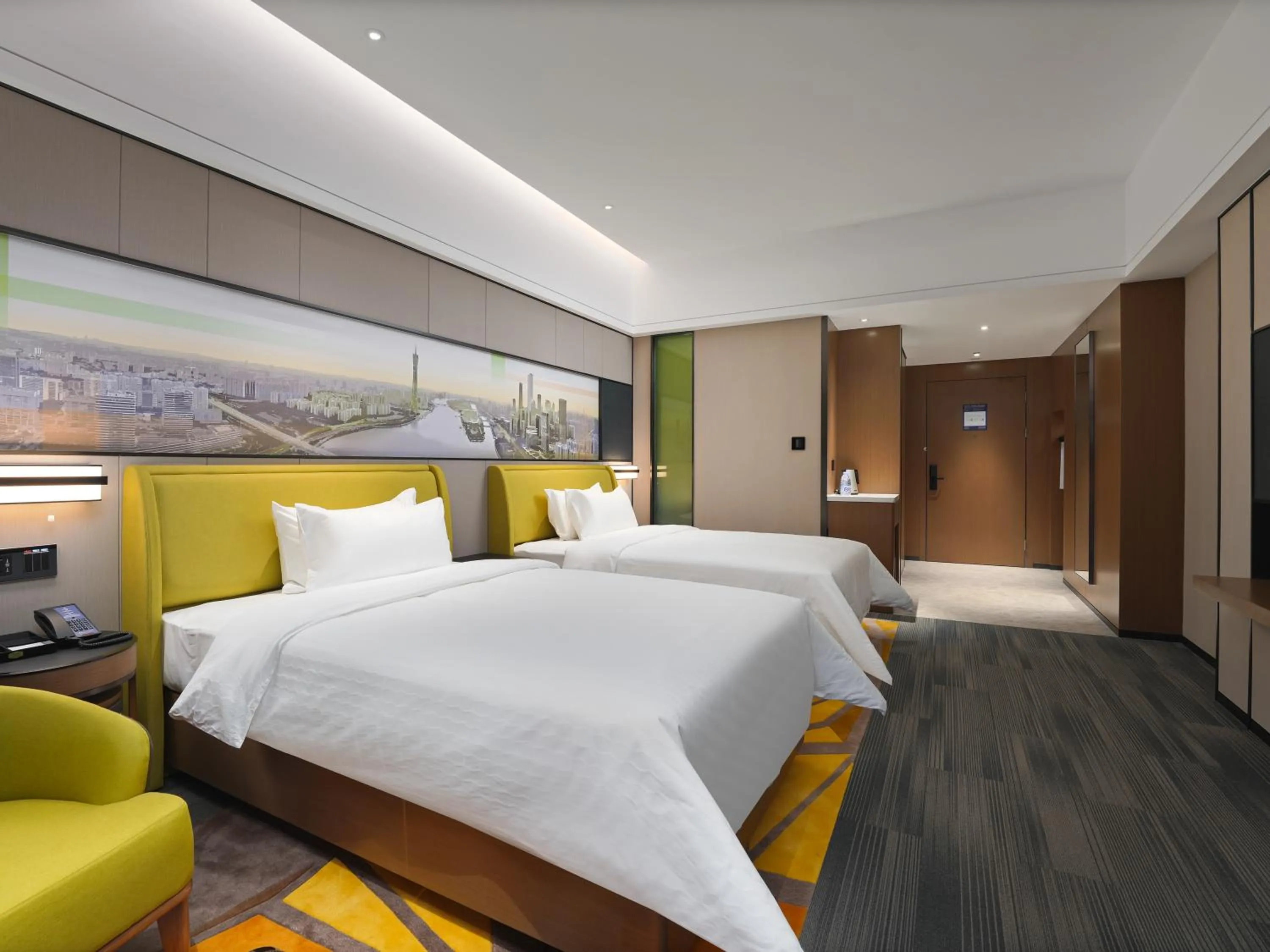 Bed in Hampton by Hilton Guangzhou Wenchong