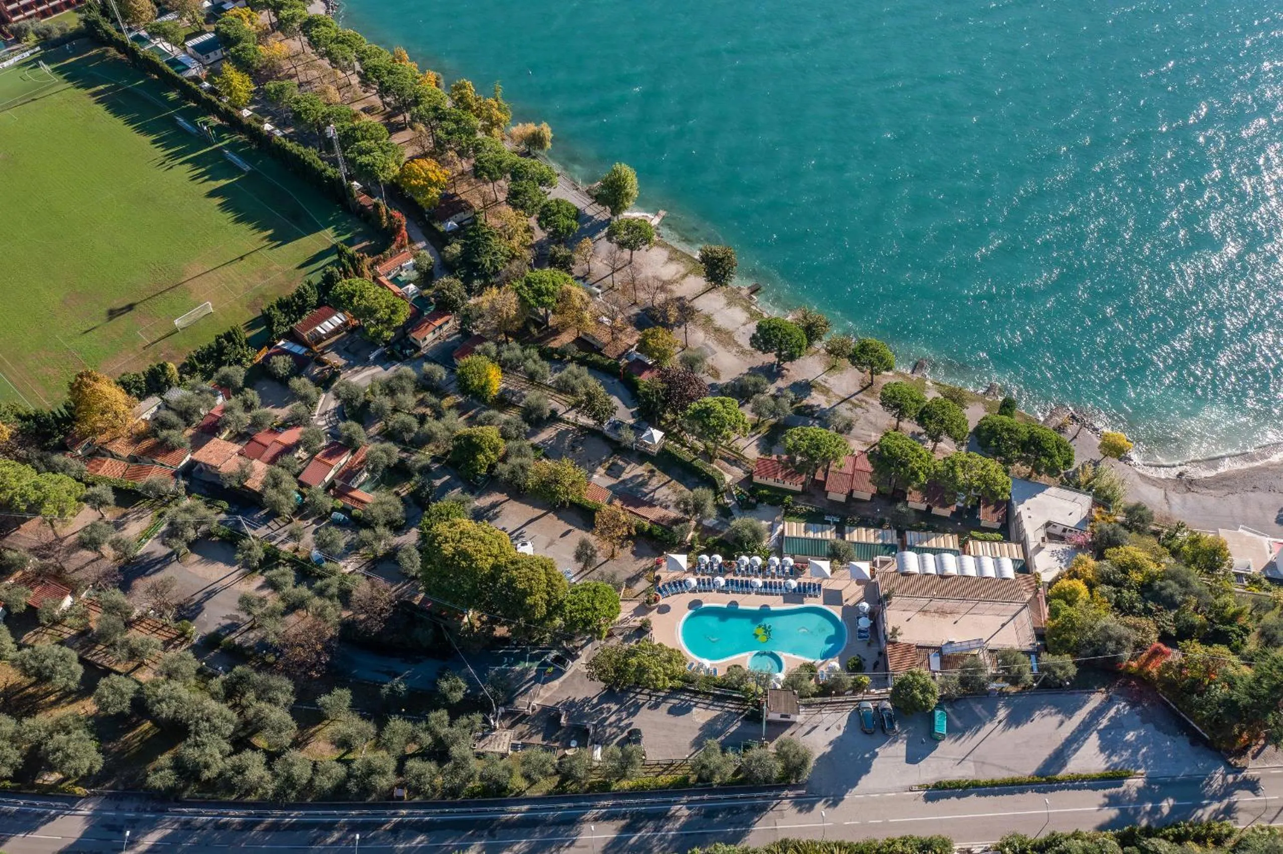 Bird's eye view in Camping Park Garda