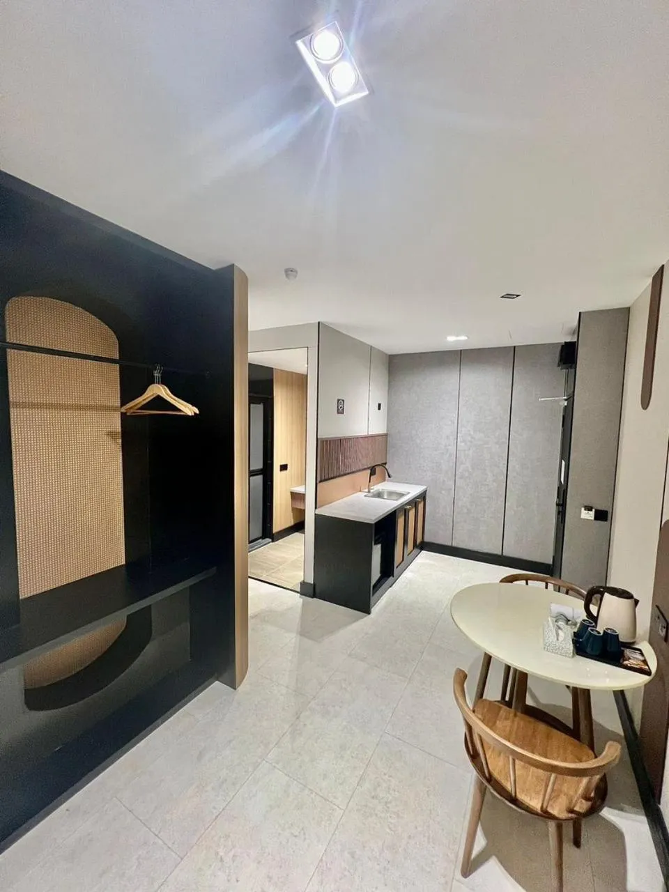 Seating area in Urban Inn, Serai Wangi