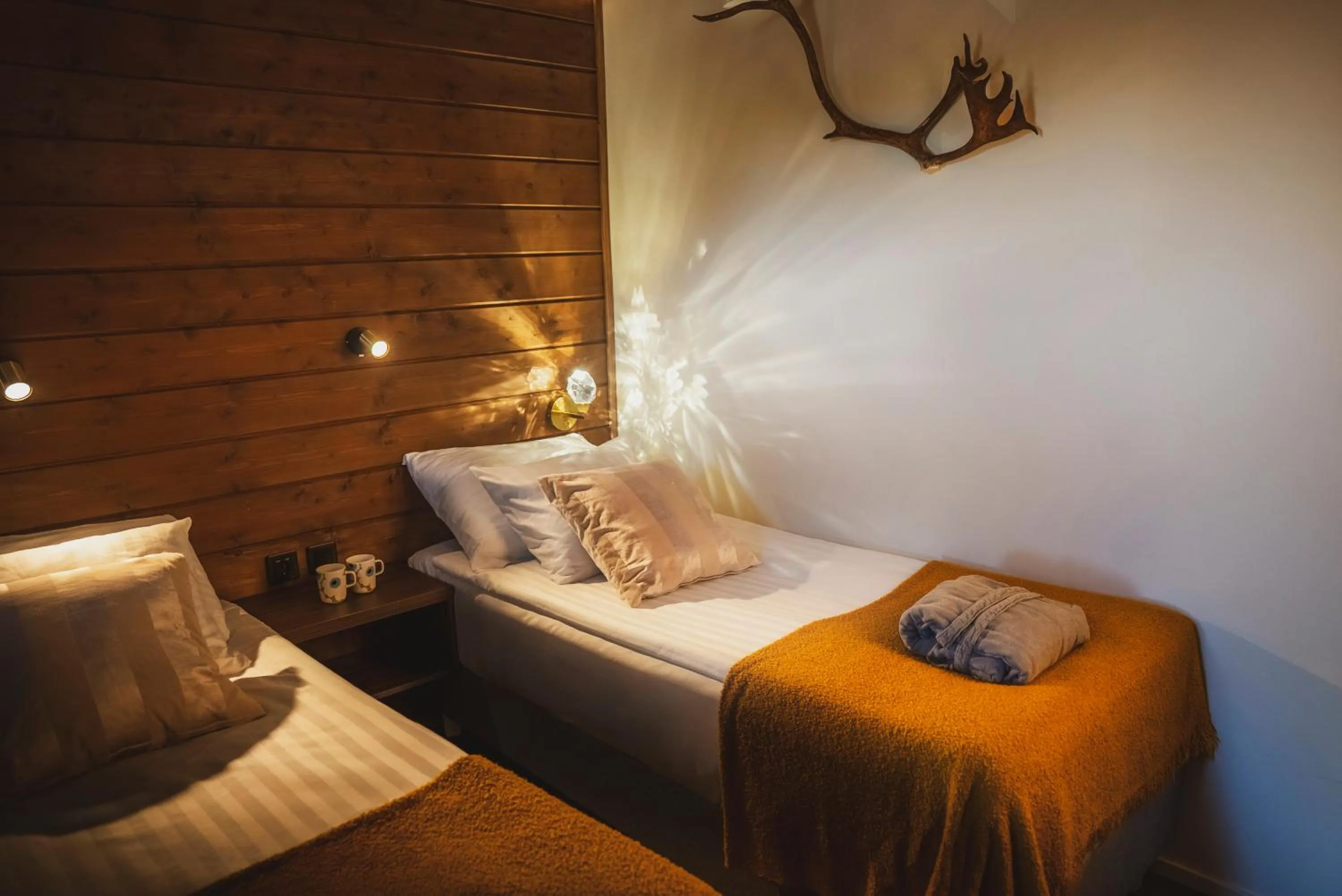 Bed in Aito Igloo & Spa Resort