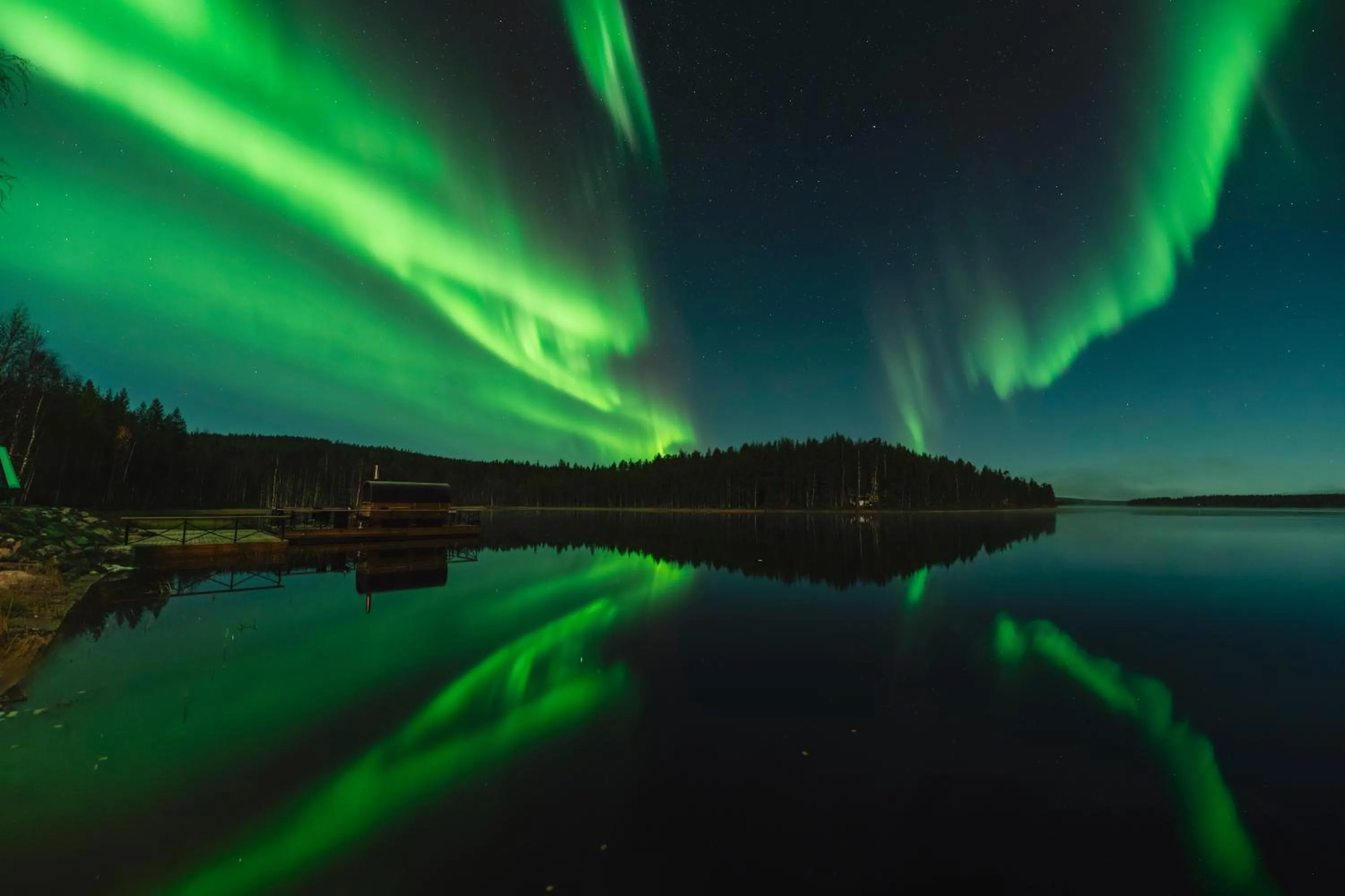 Lake view in Aito Igloo & Spa Resort