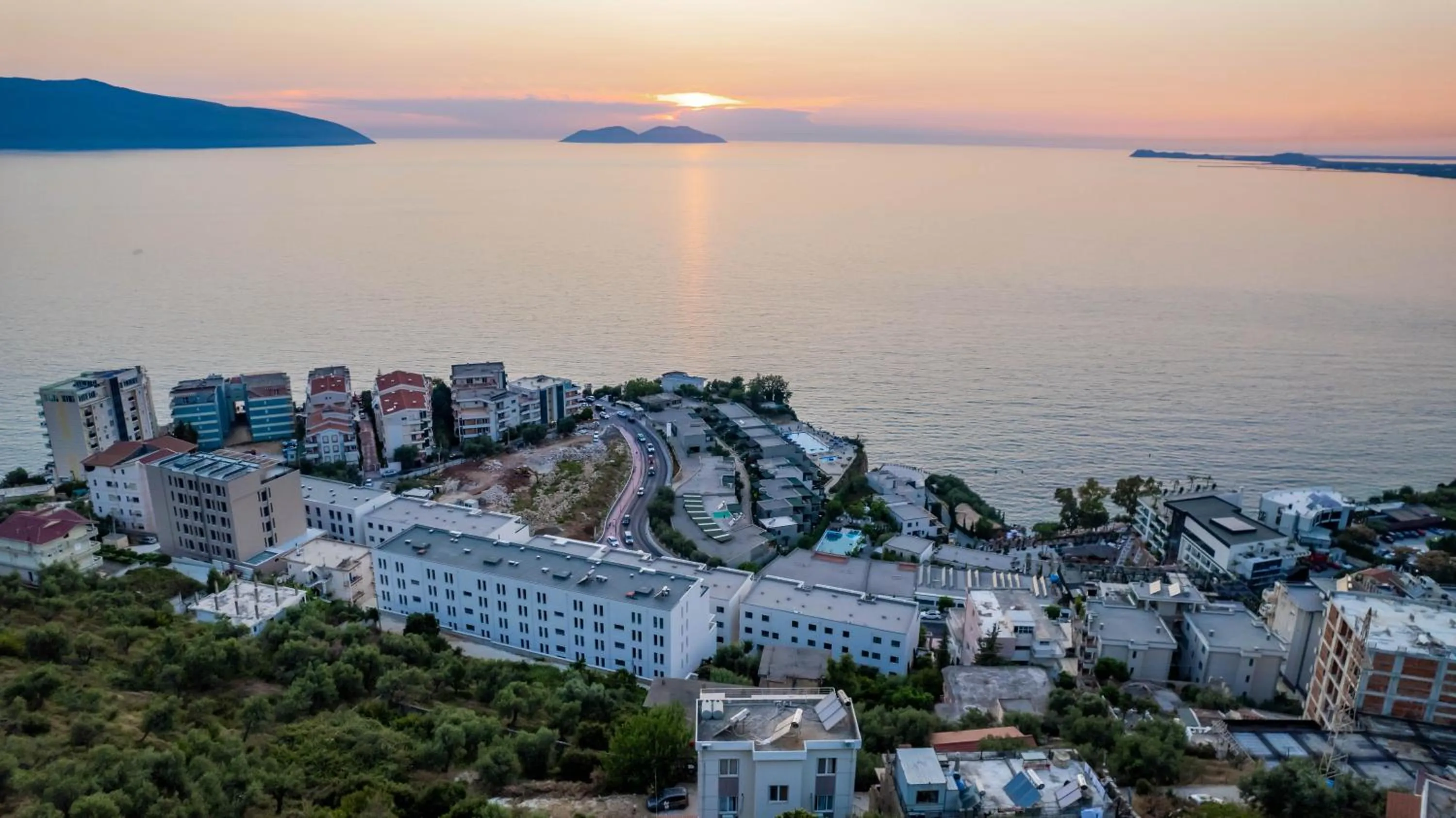 City view in Hotel Ble Ble Vlore