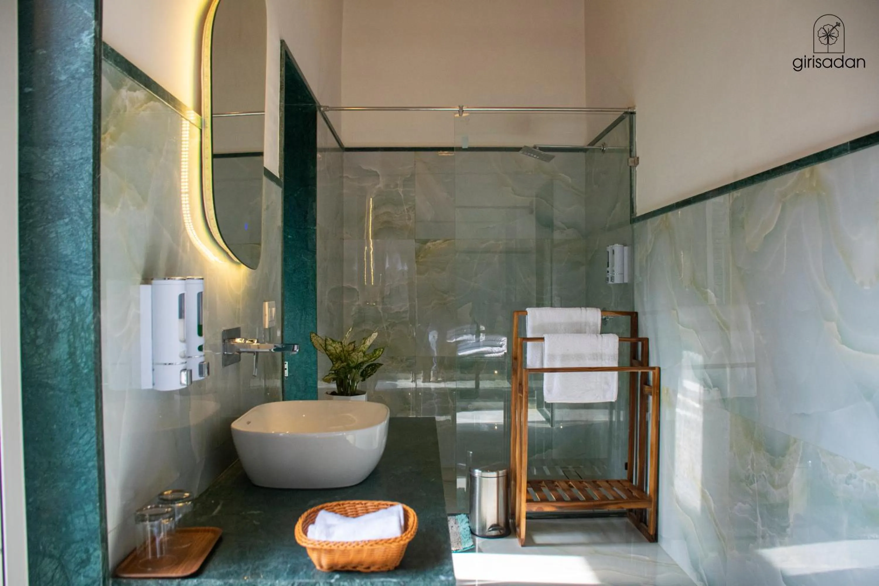 Bathroom in GiriSadan Organic Retreat & Experiences