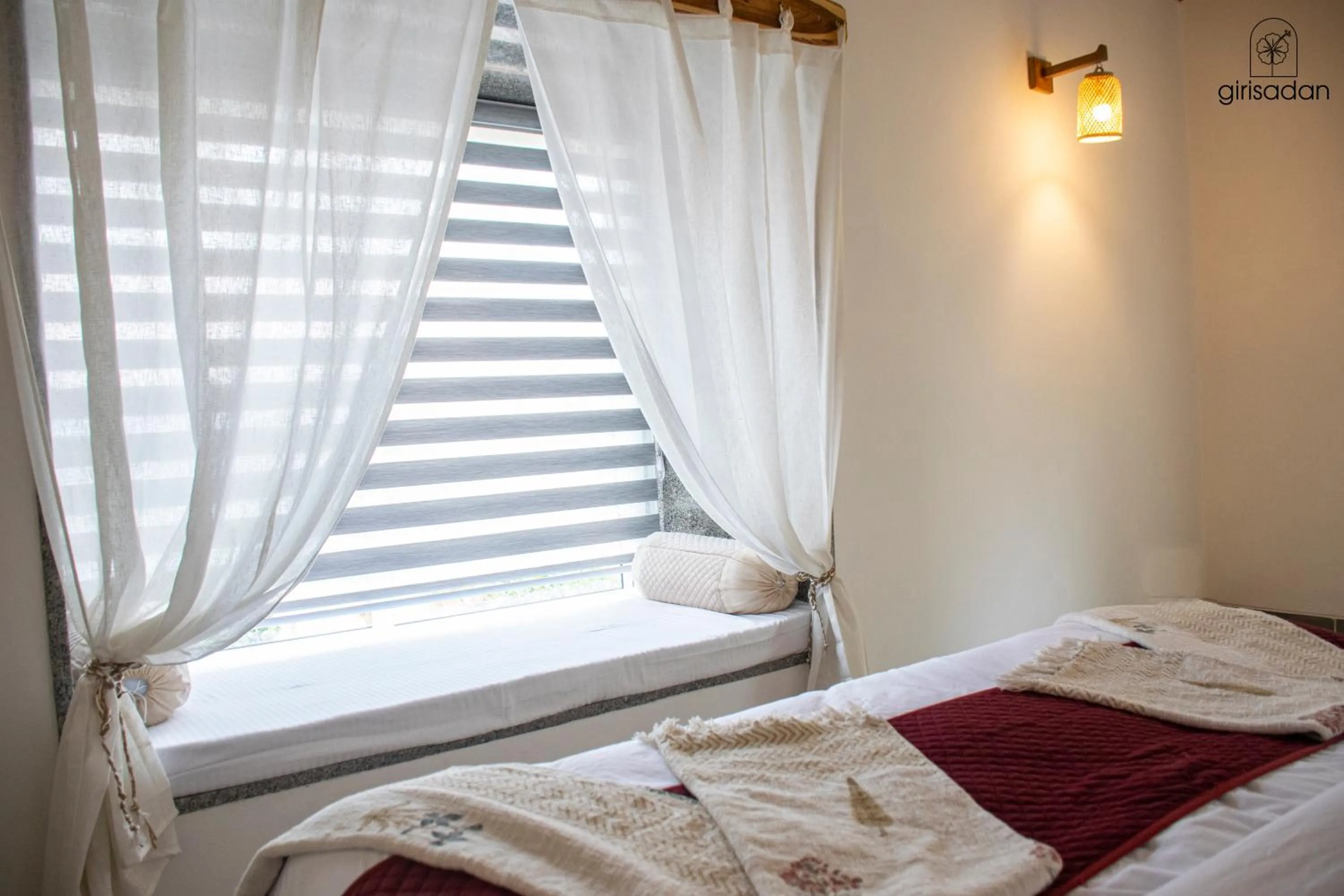 Photo of the whole room, Bed in GiriSadan Organic Retreat & Experiences