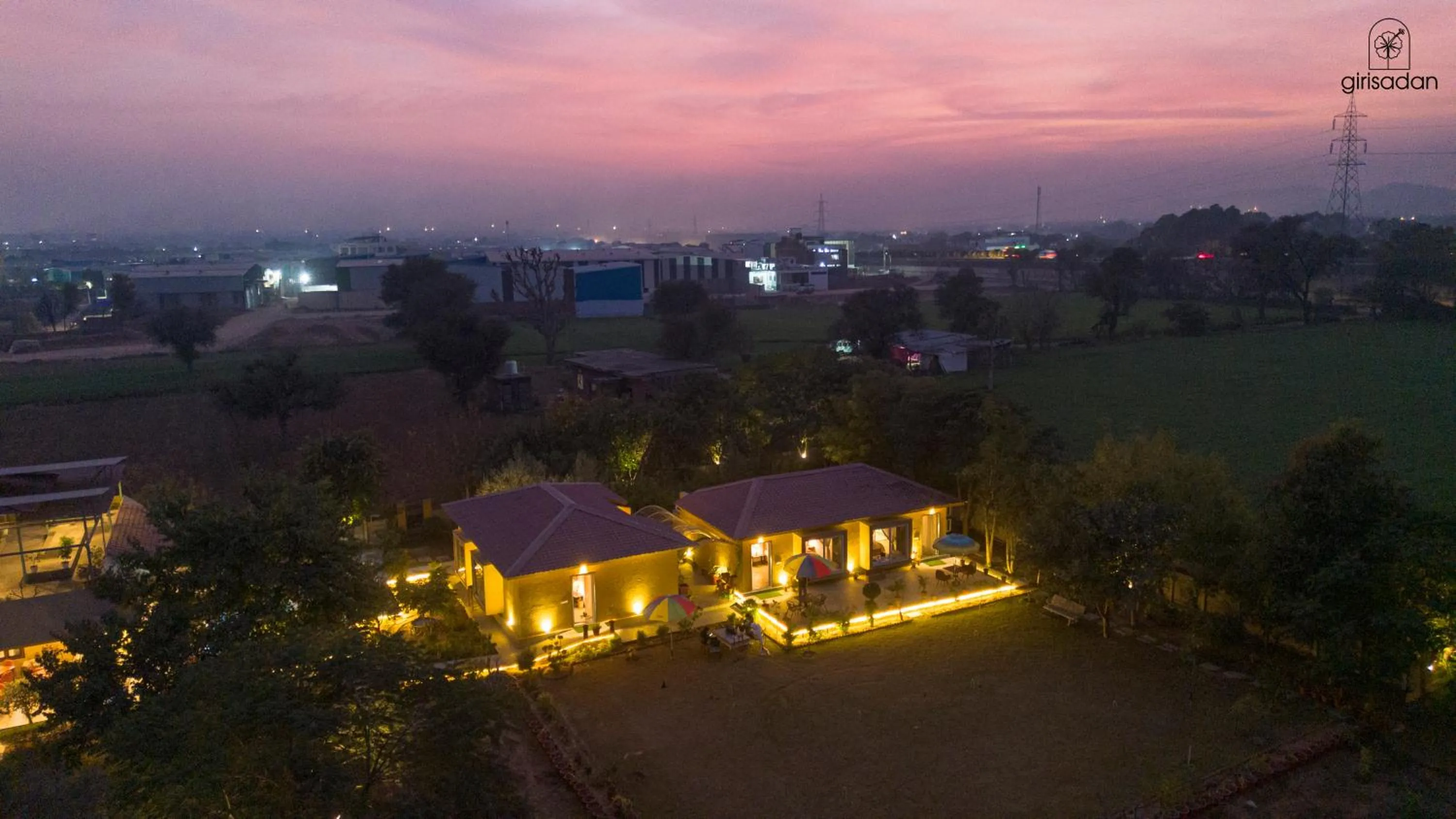 Bird's eye view in GiriSadan Organic Retreat & Experiences