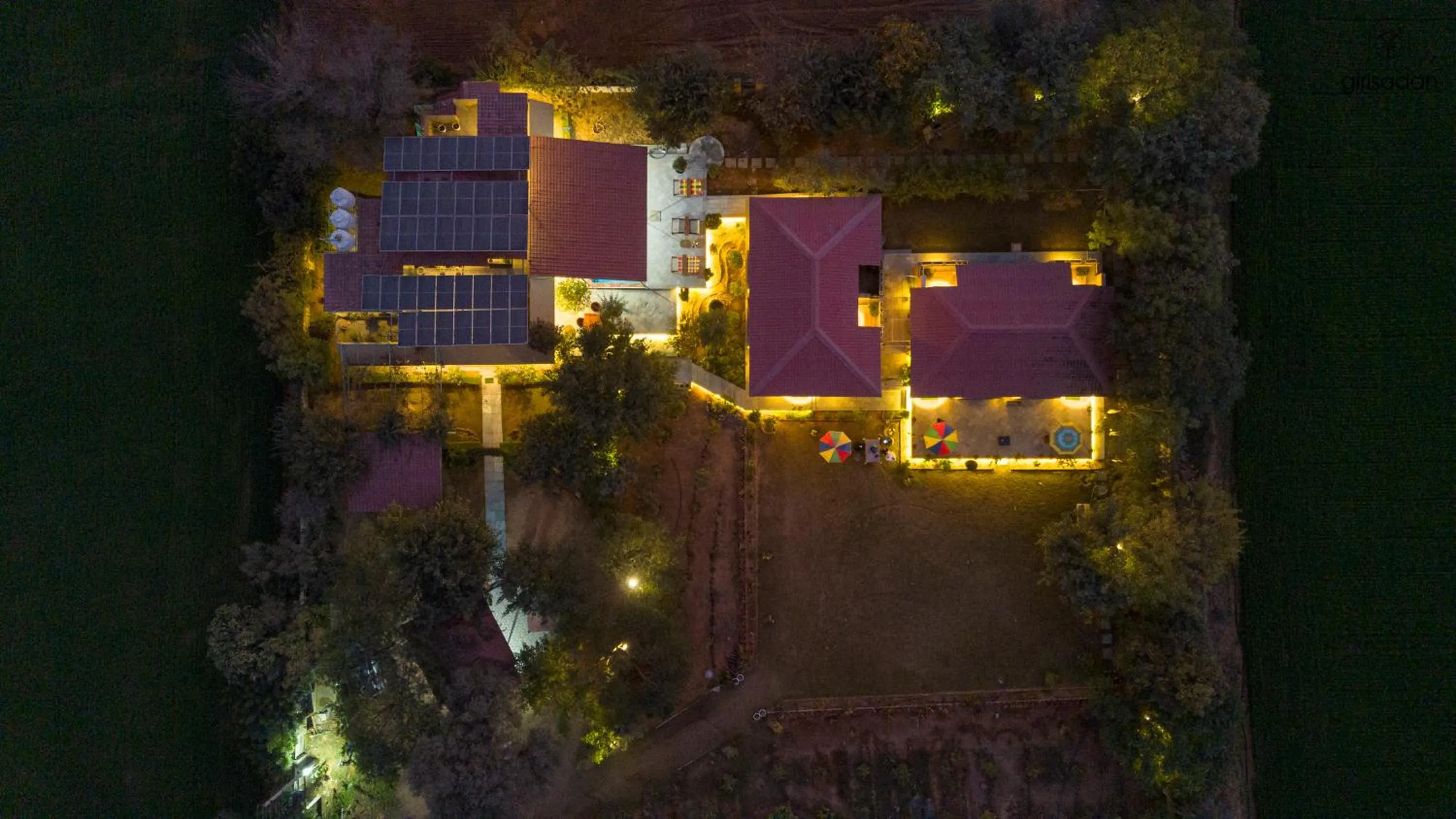 Bird's eye view in GiriSadan Organic Retreat & Experiences