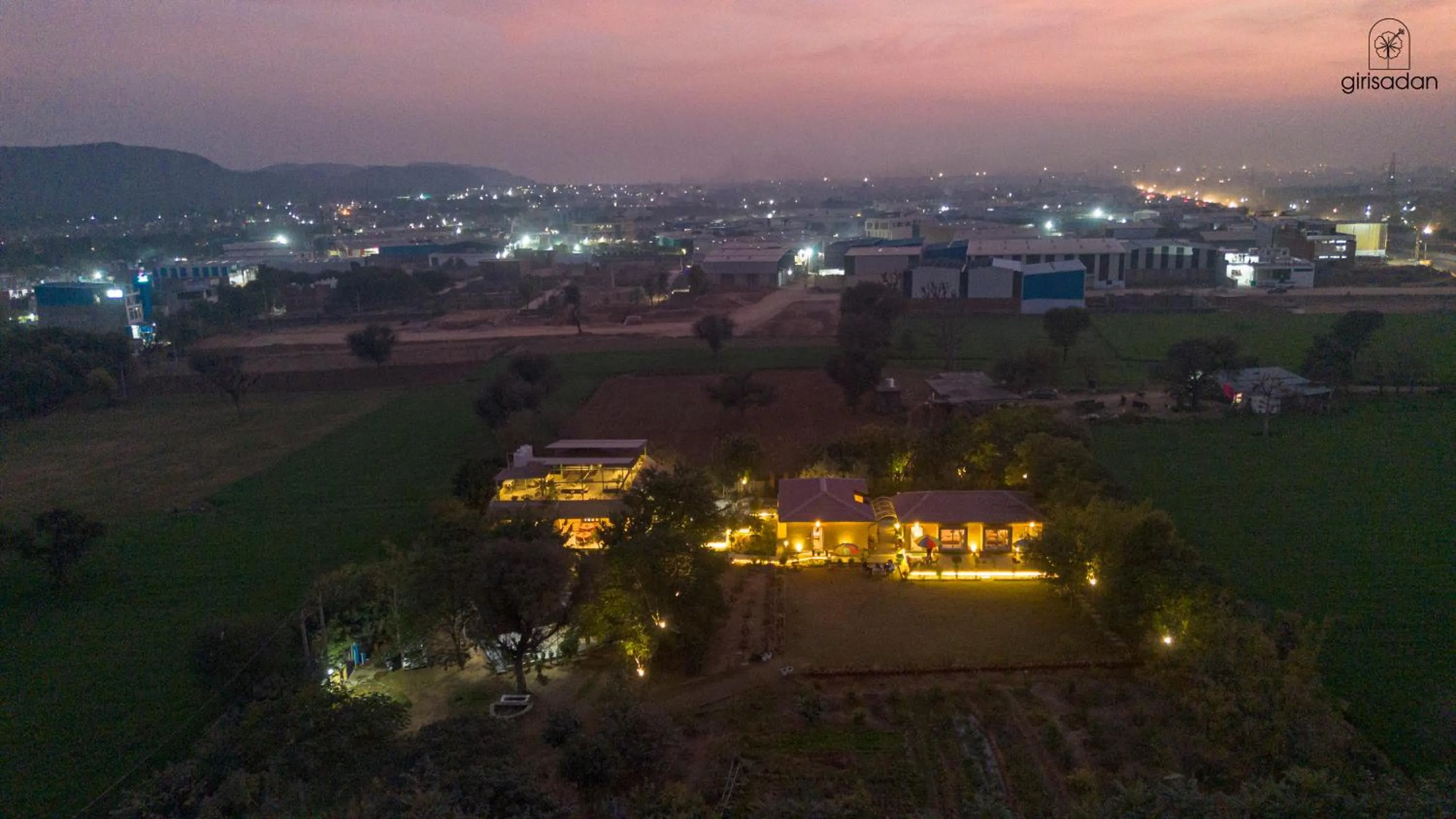 Bird's eye view in GiriSadan Organic Retreat & Experiences