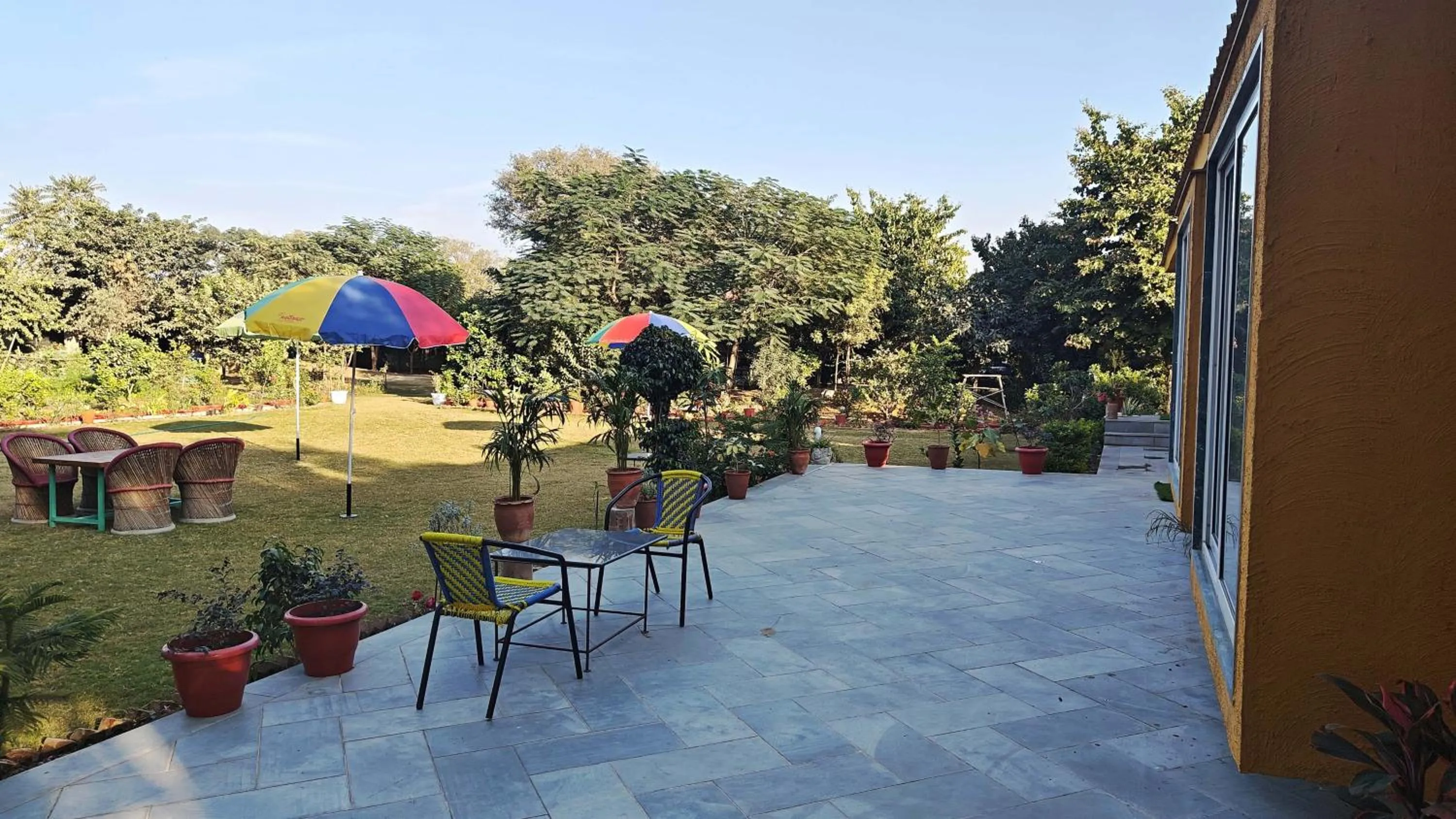 Balcony/Terrace in GiriSadan Organic Retreat & Experiences