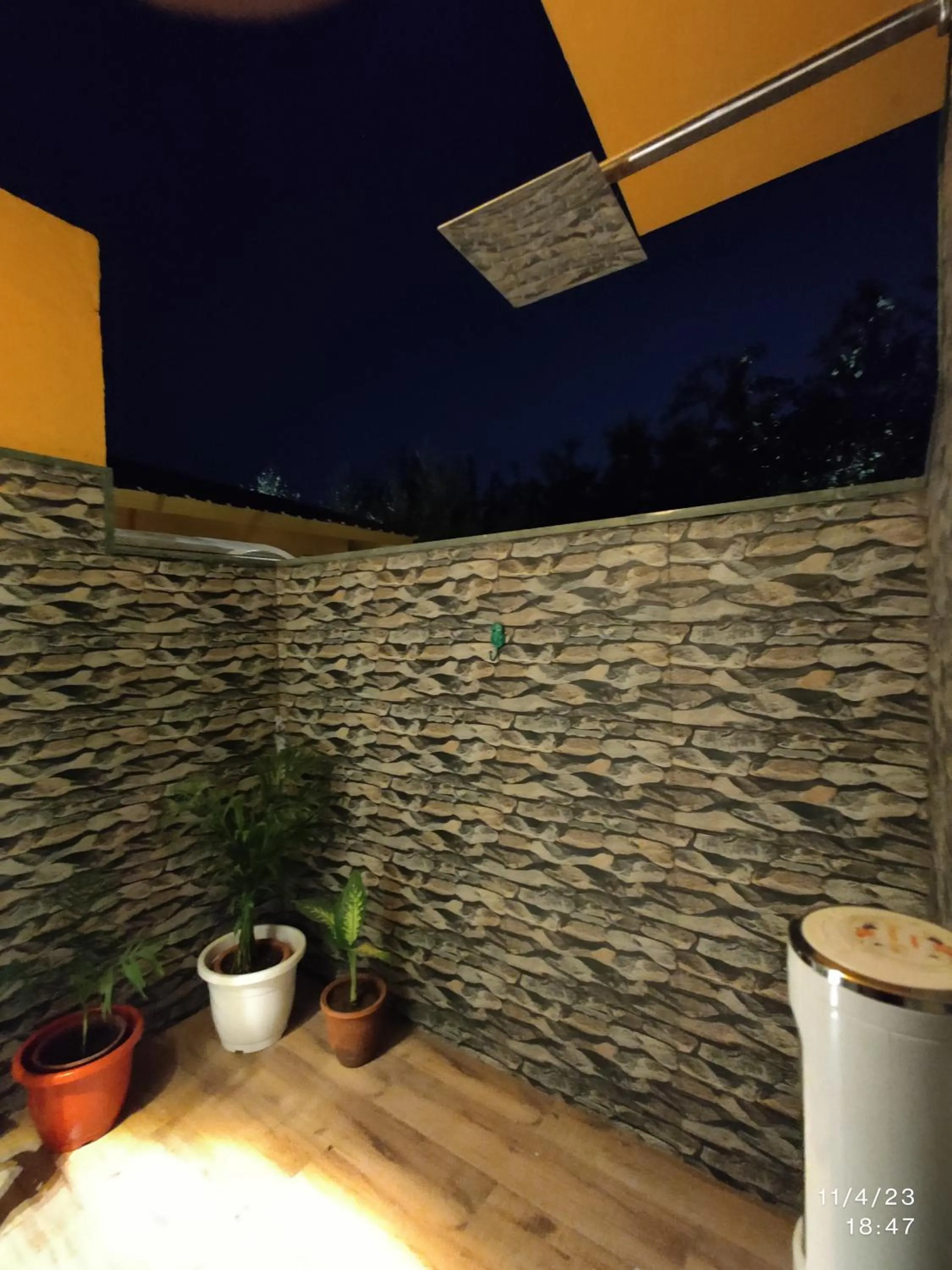Open Air Bath in GiriSadan Organic Retreat & Experiences