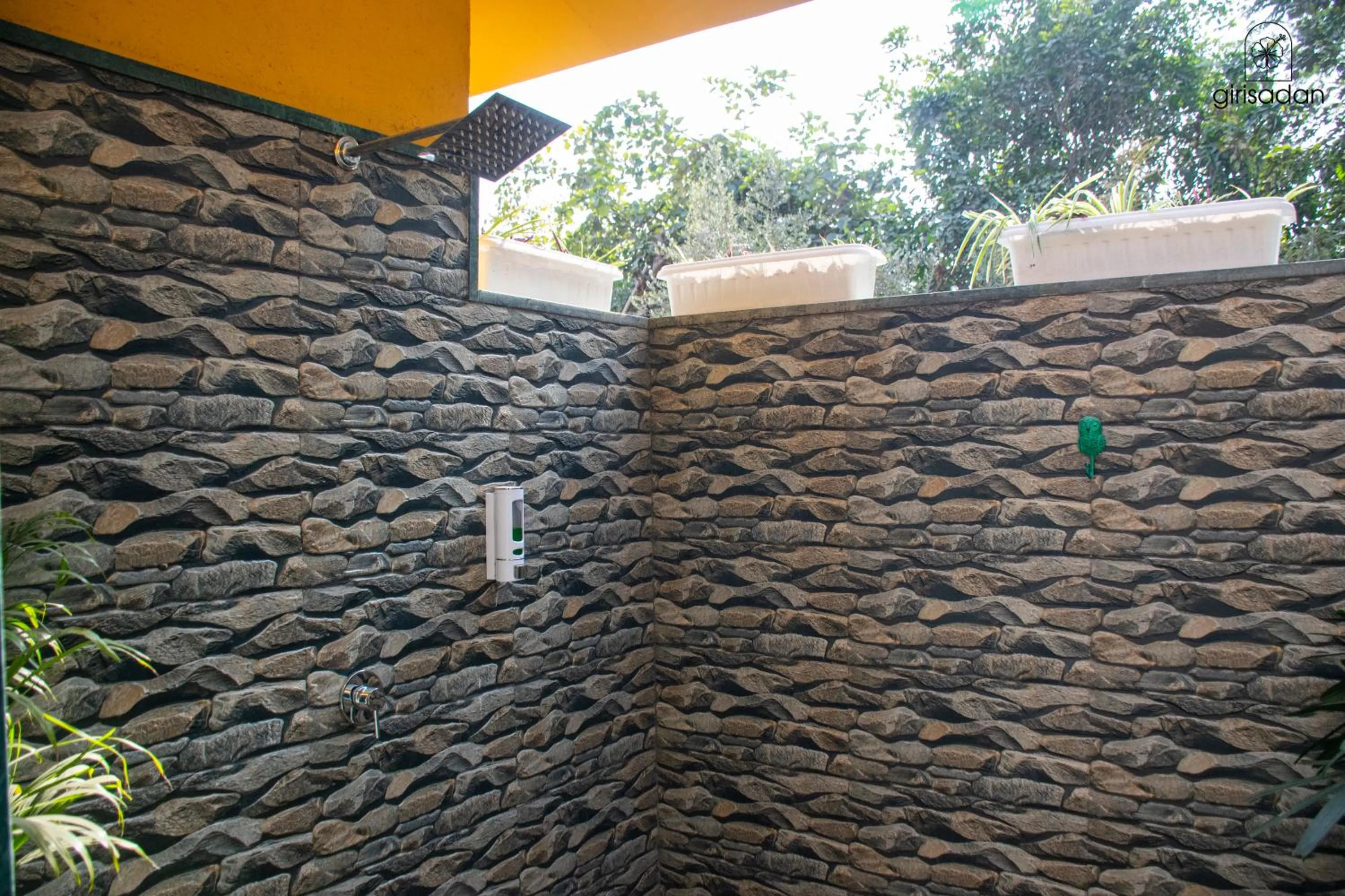 Open Air Bath in GiriSadan Organic Retreat & Experiences