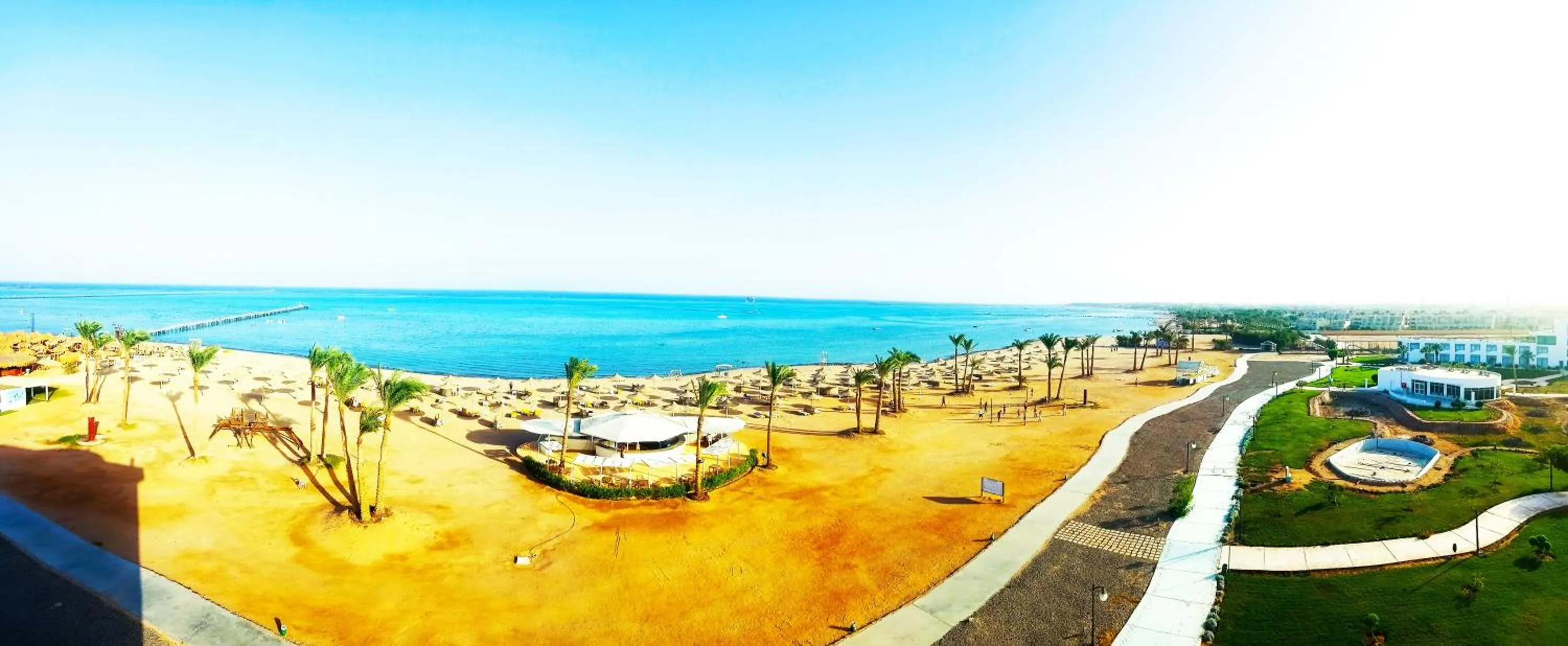 Beach in Amarina Sun Resort & Aqua Park Sharm El-Sheikh