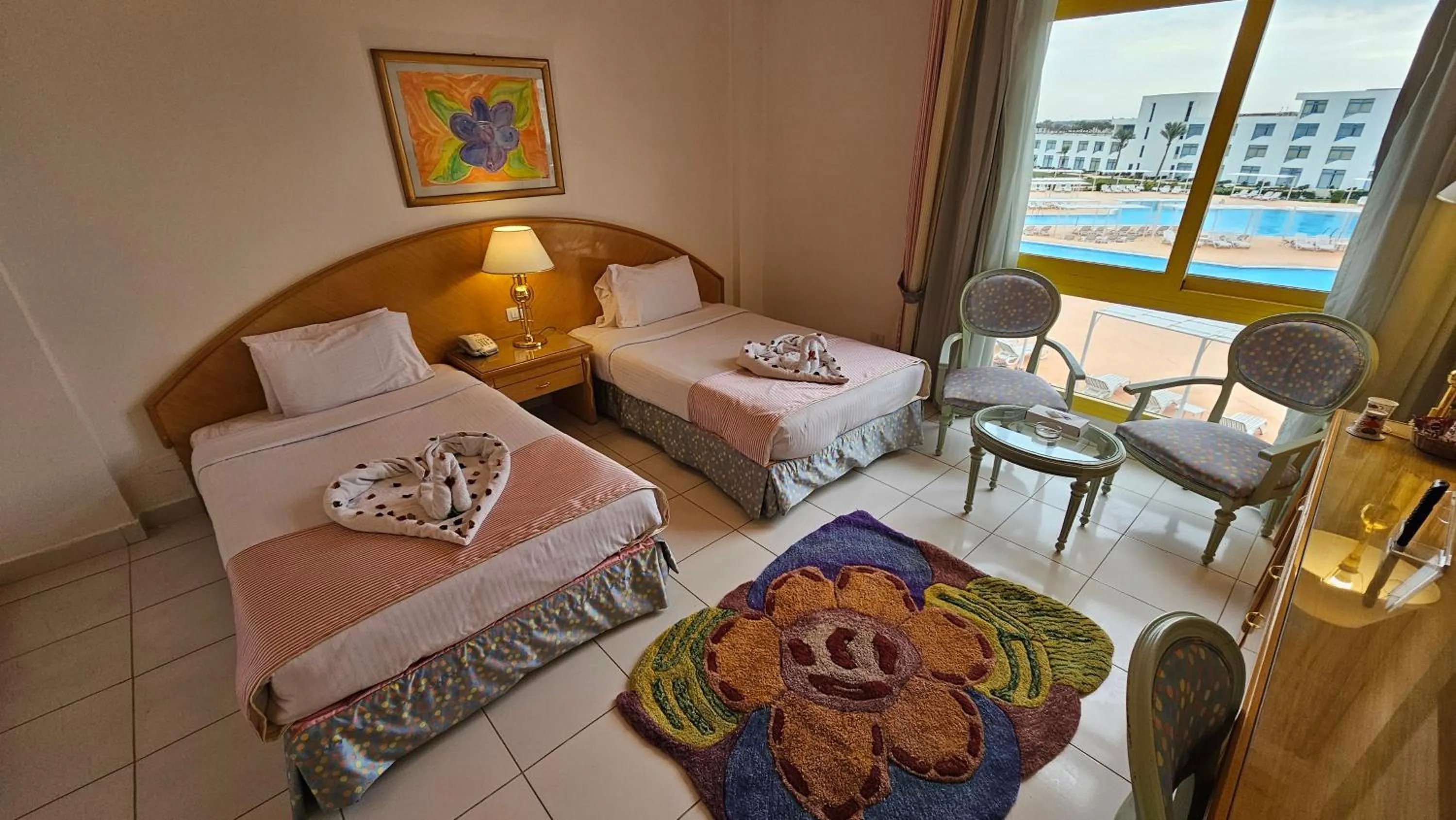 Bedroom, Bed in Amarina Sun Resort & Aqua Park Sharm El-Sheikh