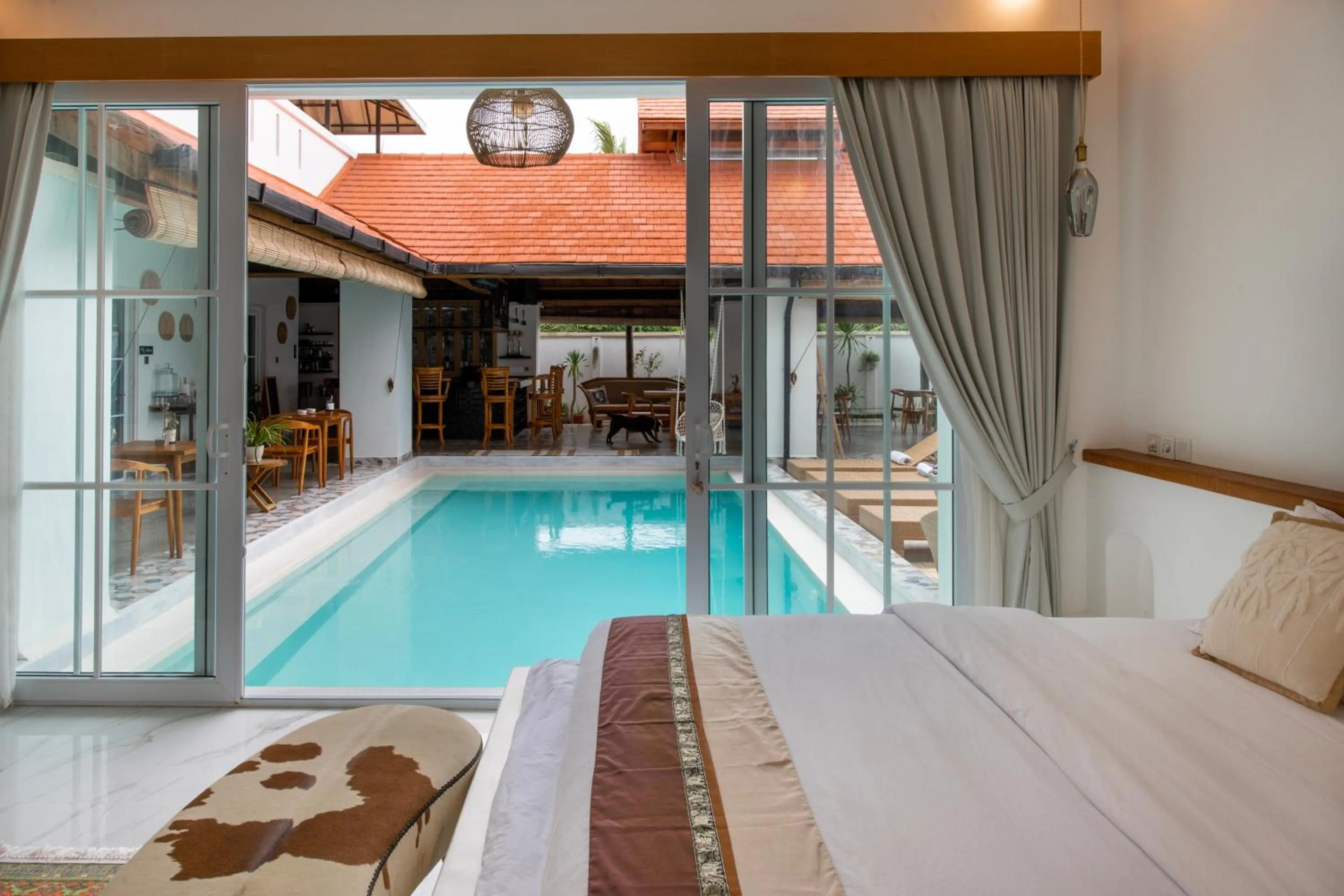 Bed in Keramas Moonlight Villa