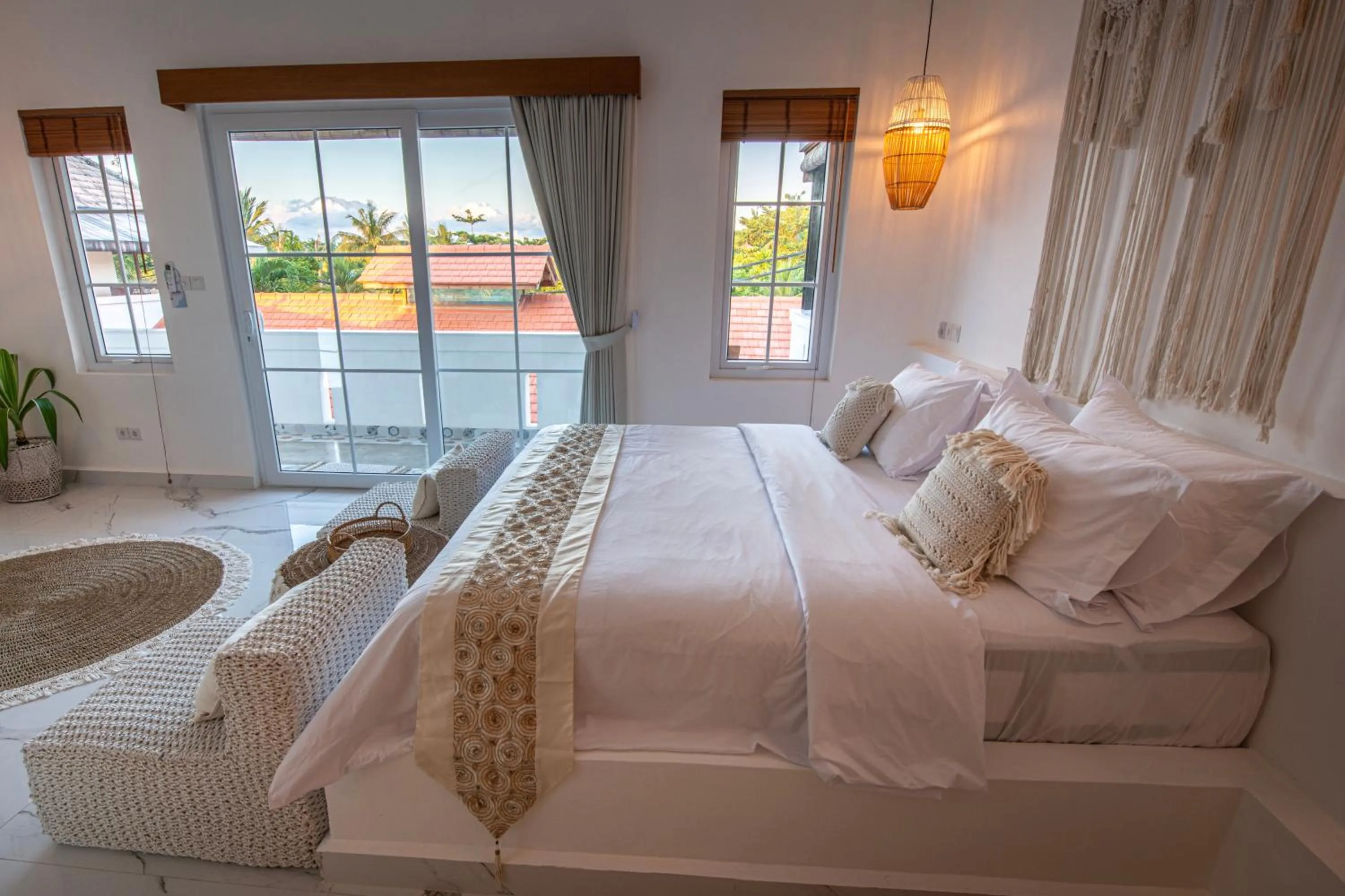 Bed in Keramas Moonlight Villa