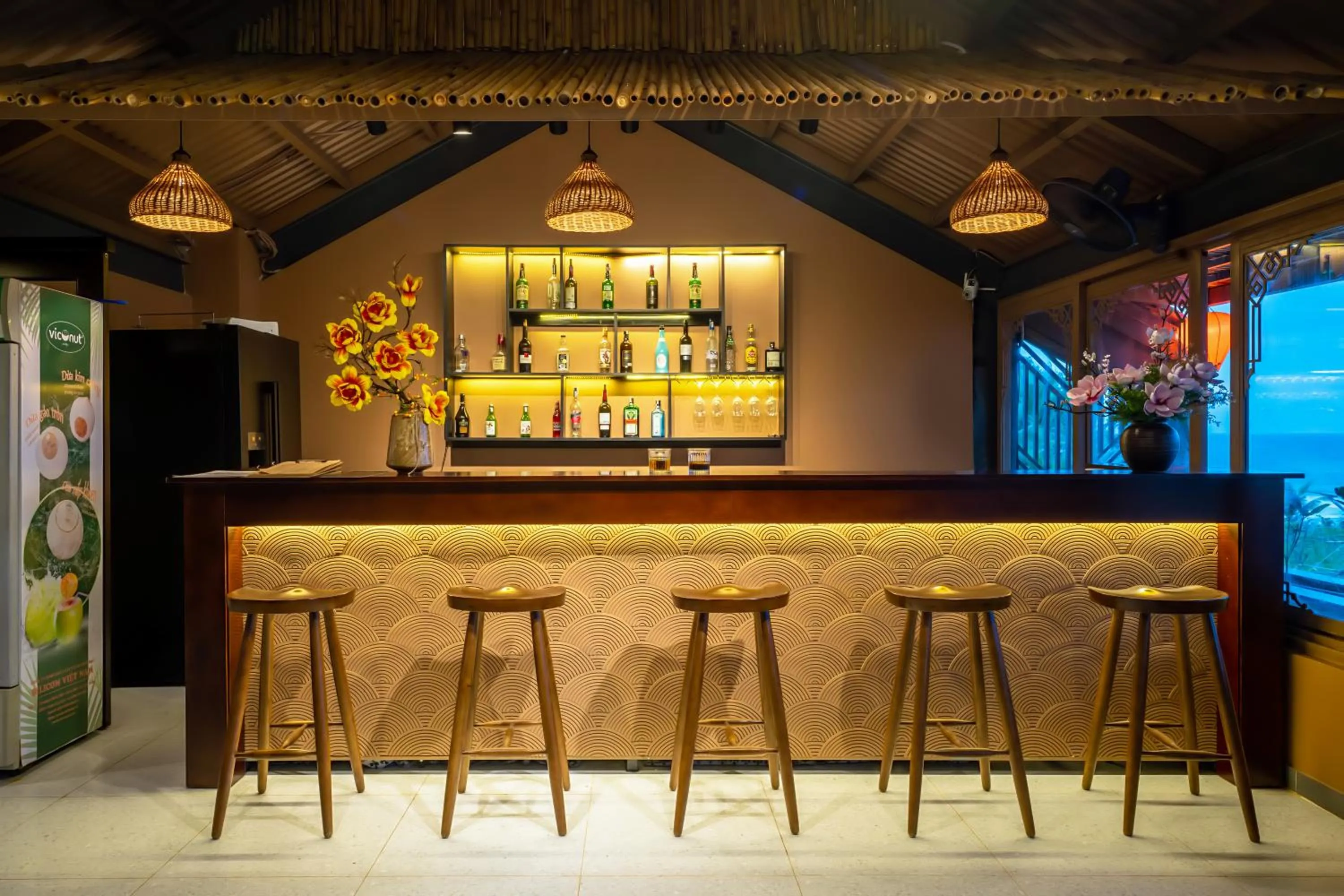 Lounge or bar in The Linh Seaside Villa Hoi An
