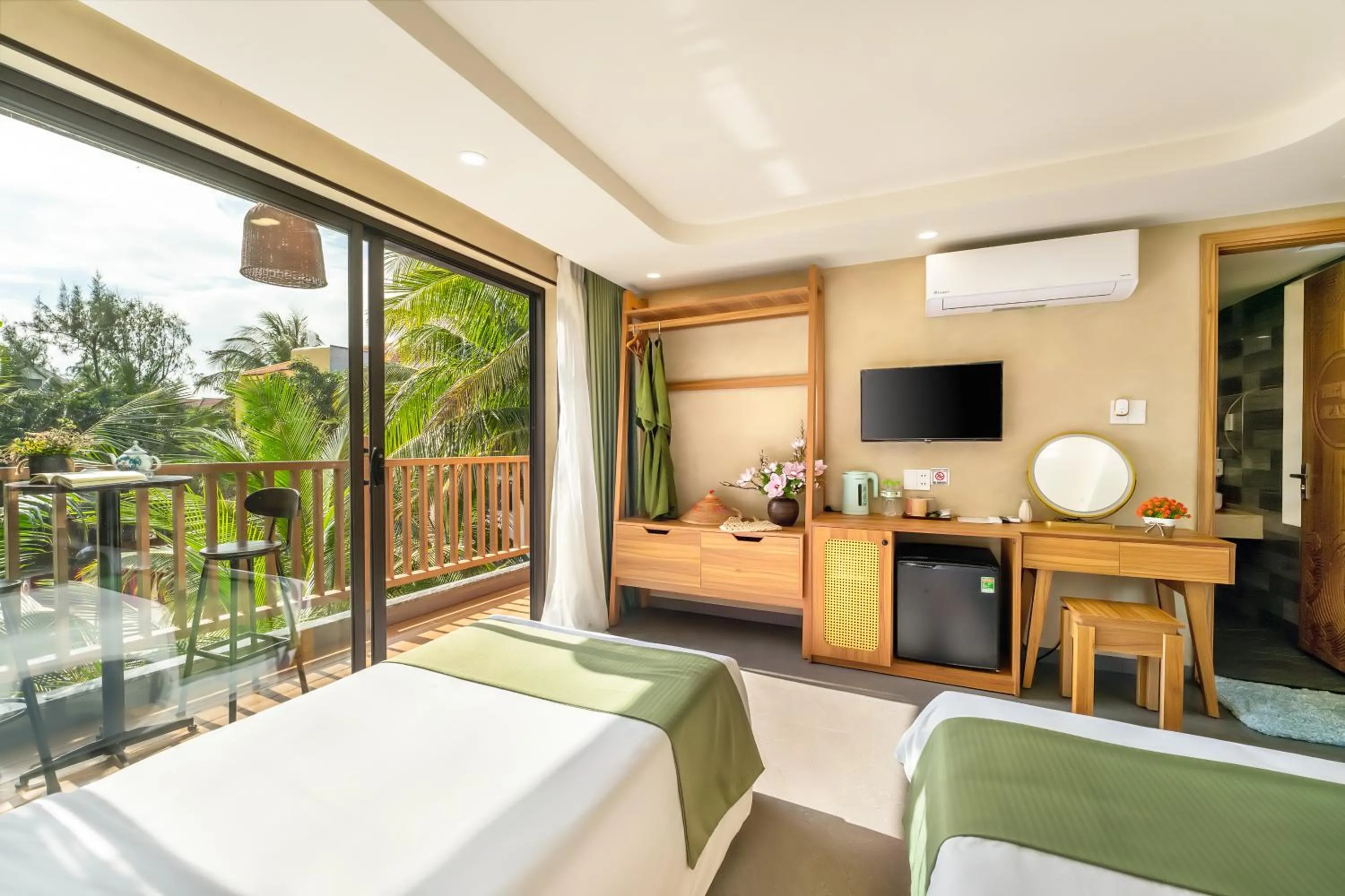 Bedroom in The Linh Seaside Villa Hoi An