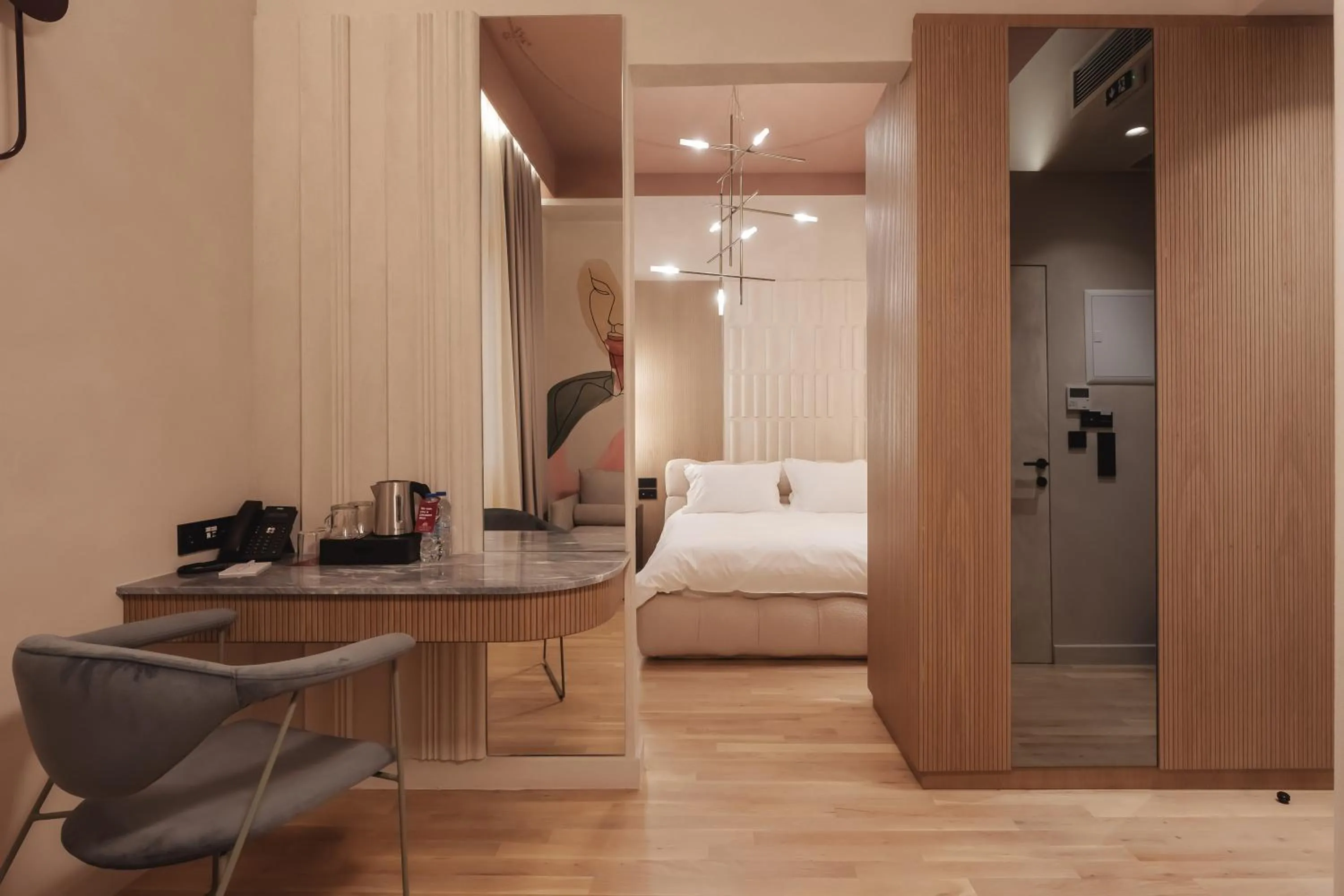 Bed in Zenith Premium Suites