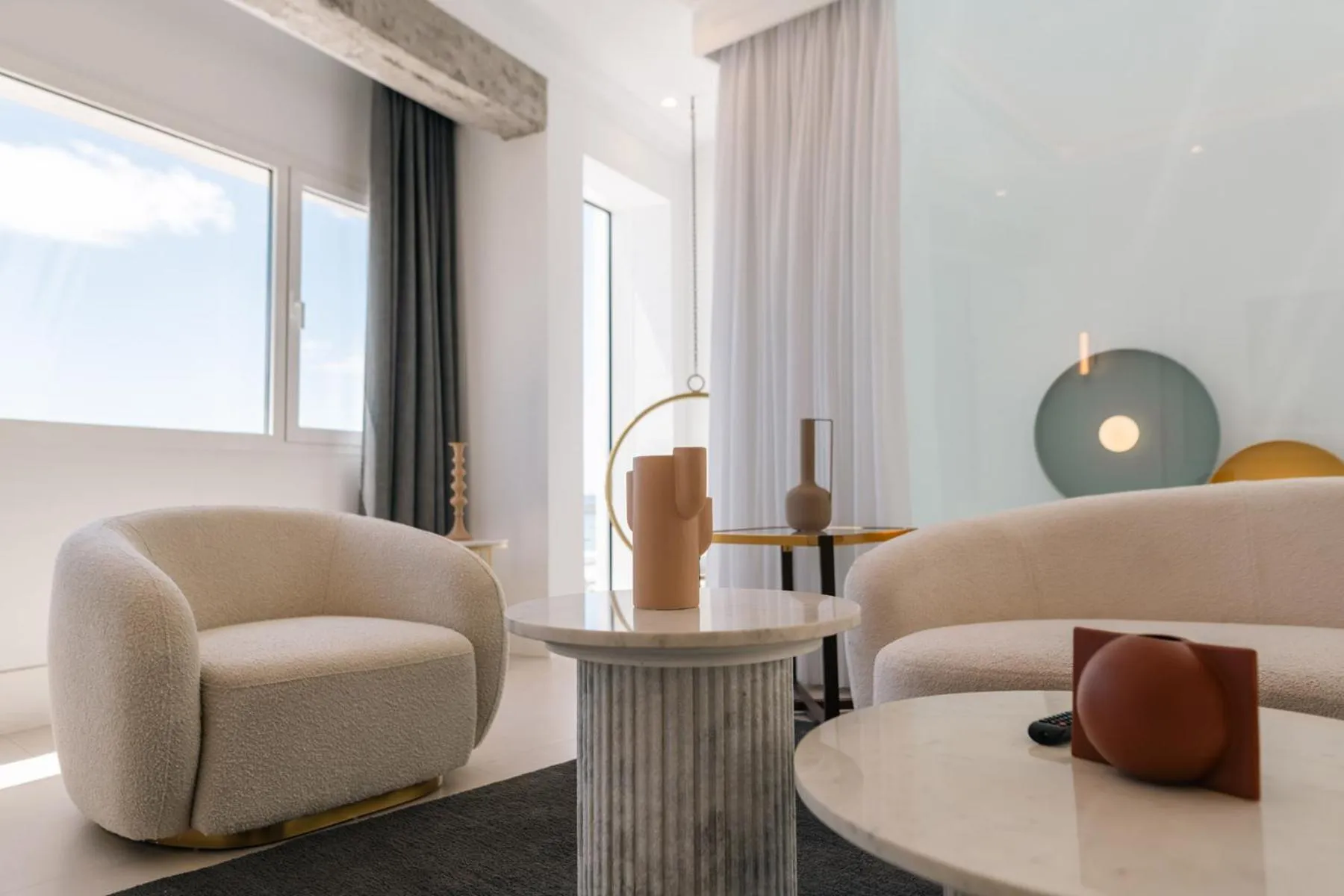 Living room in Blue Marina Suites - Boutique Apartments