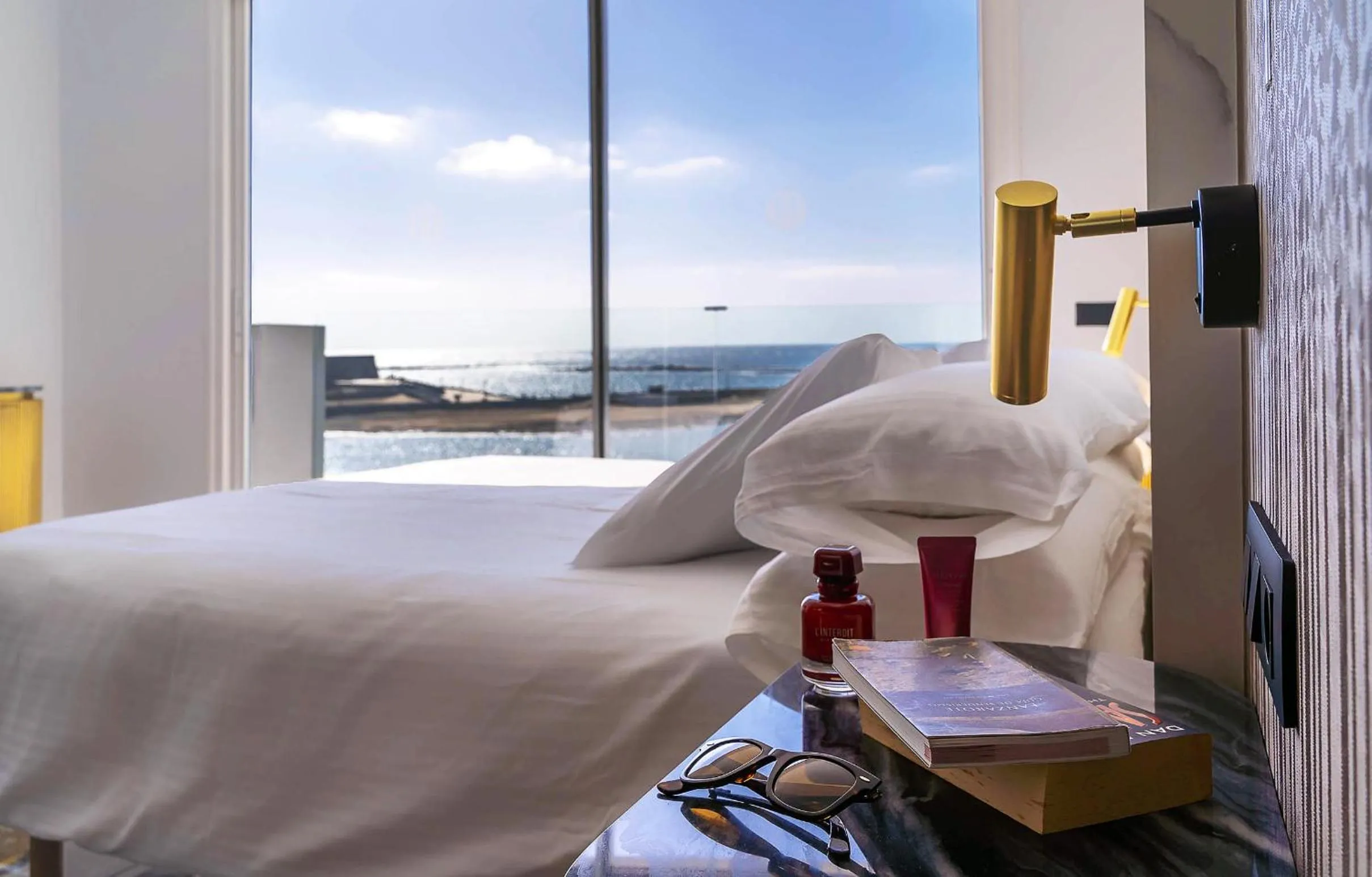 Bed in Blue Marina Suites - Boutique Apartments