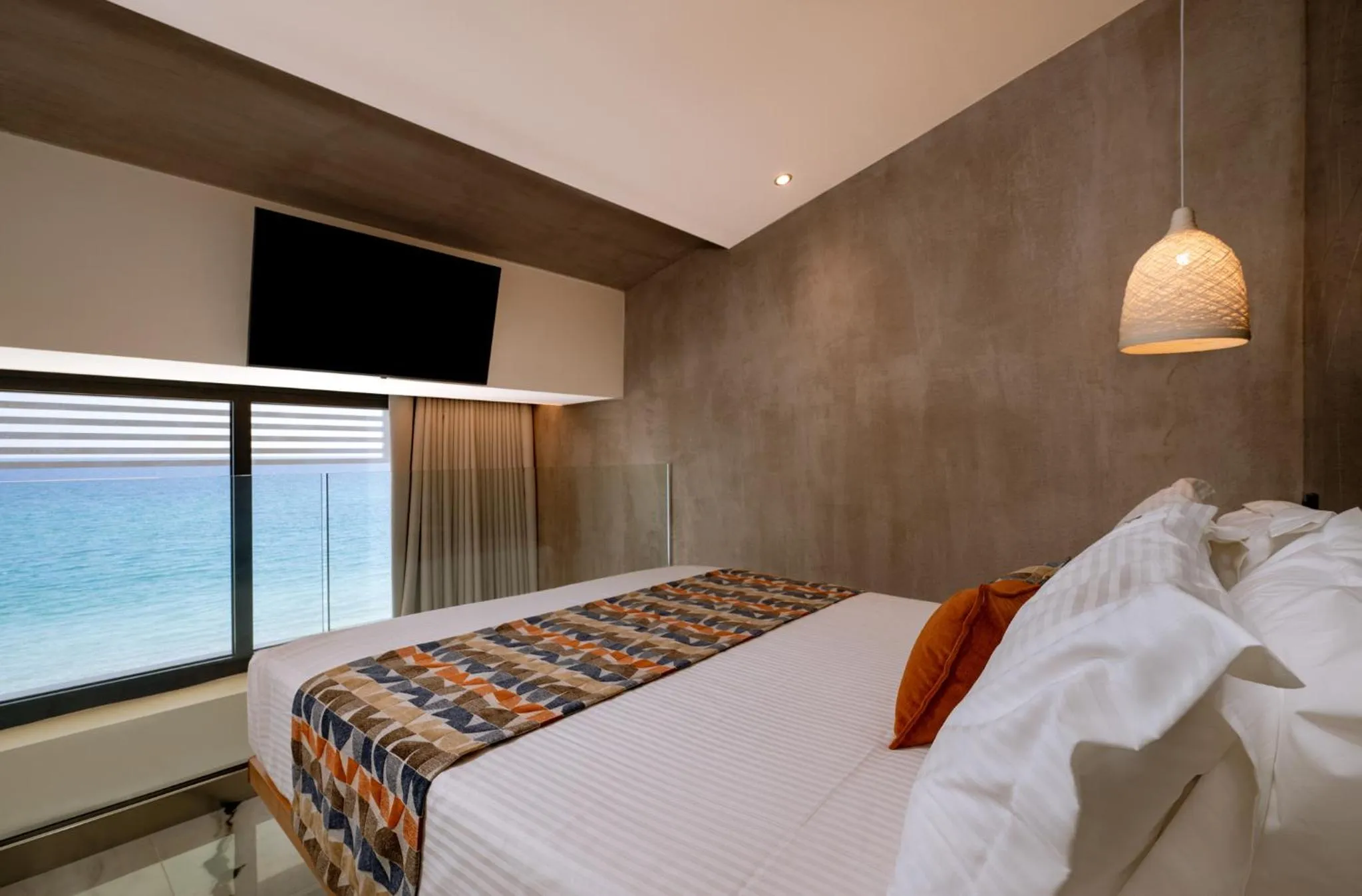 Bed in ZEST THASSOS LUXURY RETREAT