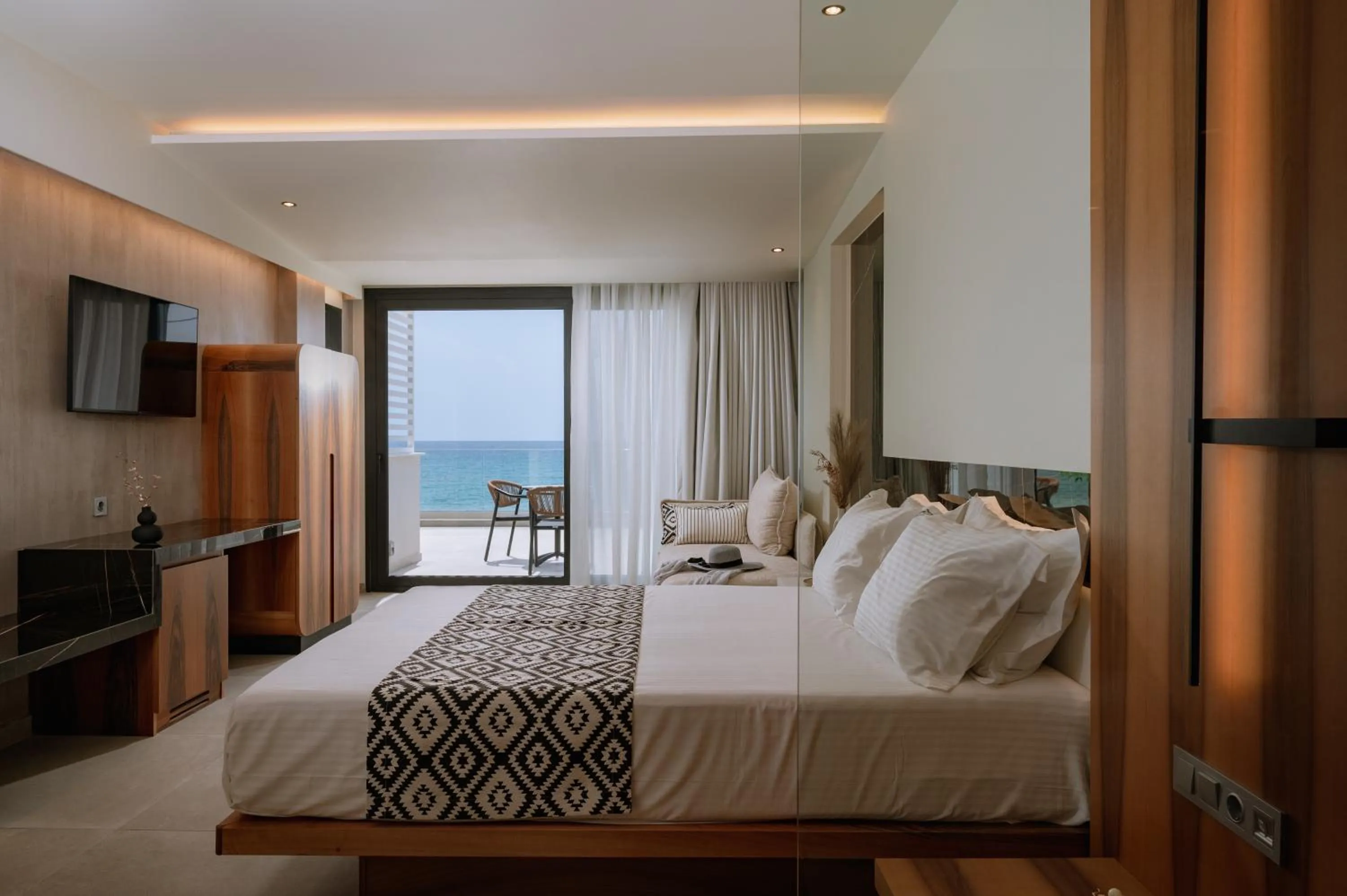 Bed in ZEST THASSOS LUXURY RETREAT