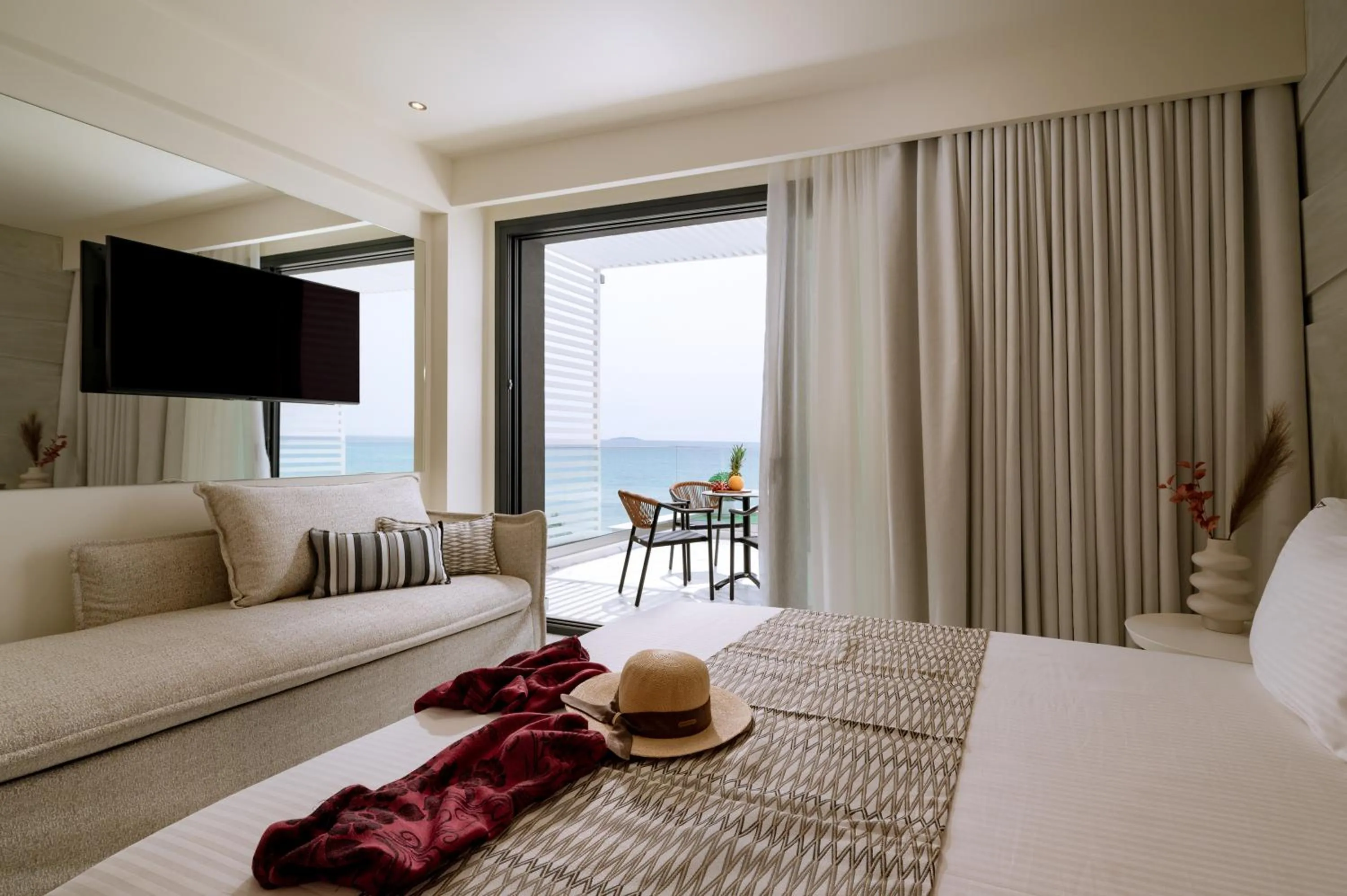 Bed in ZEST THASSOS LUXURY RETREAT