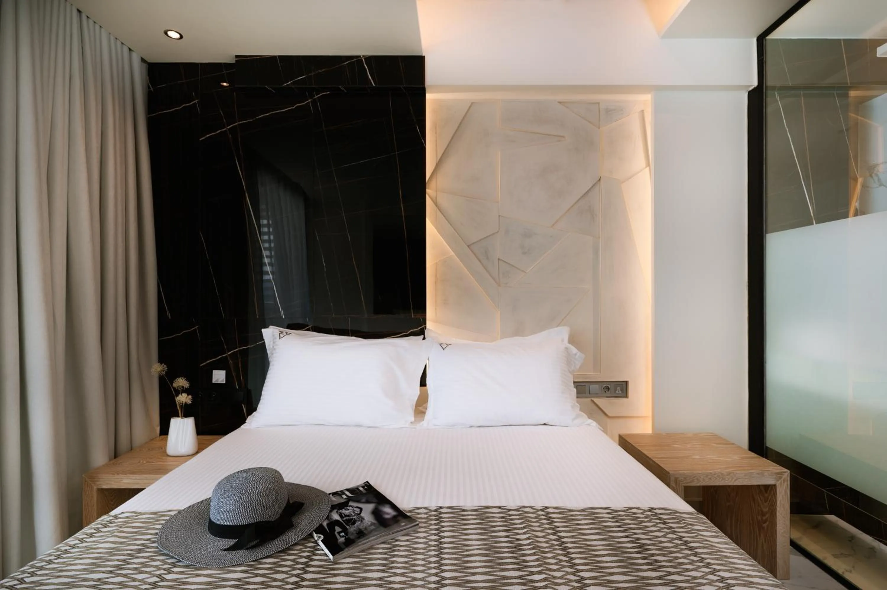 Bed in ZEST THASSOS LUXURY RETREAT