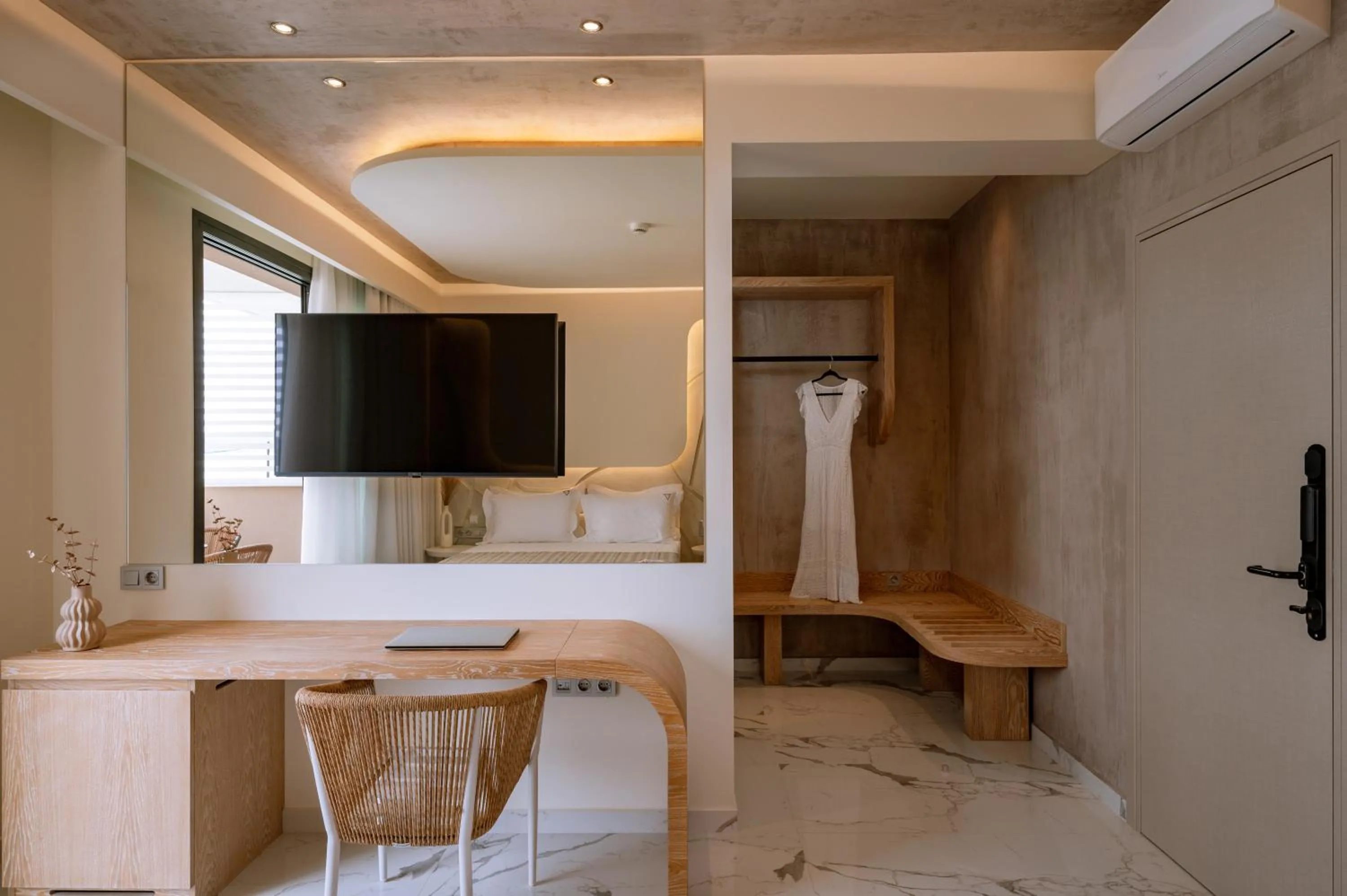 Bed in ZEST THASSOS LUXURY RETREAT