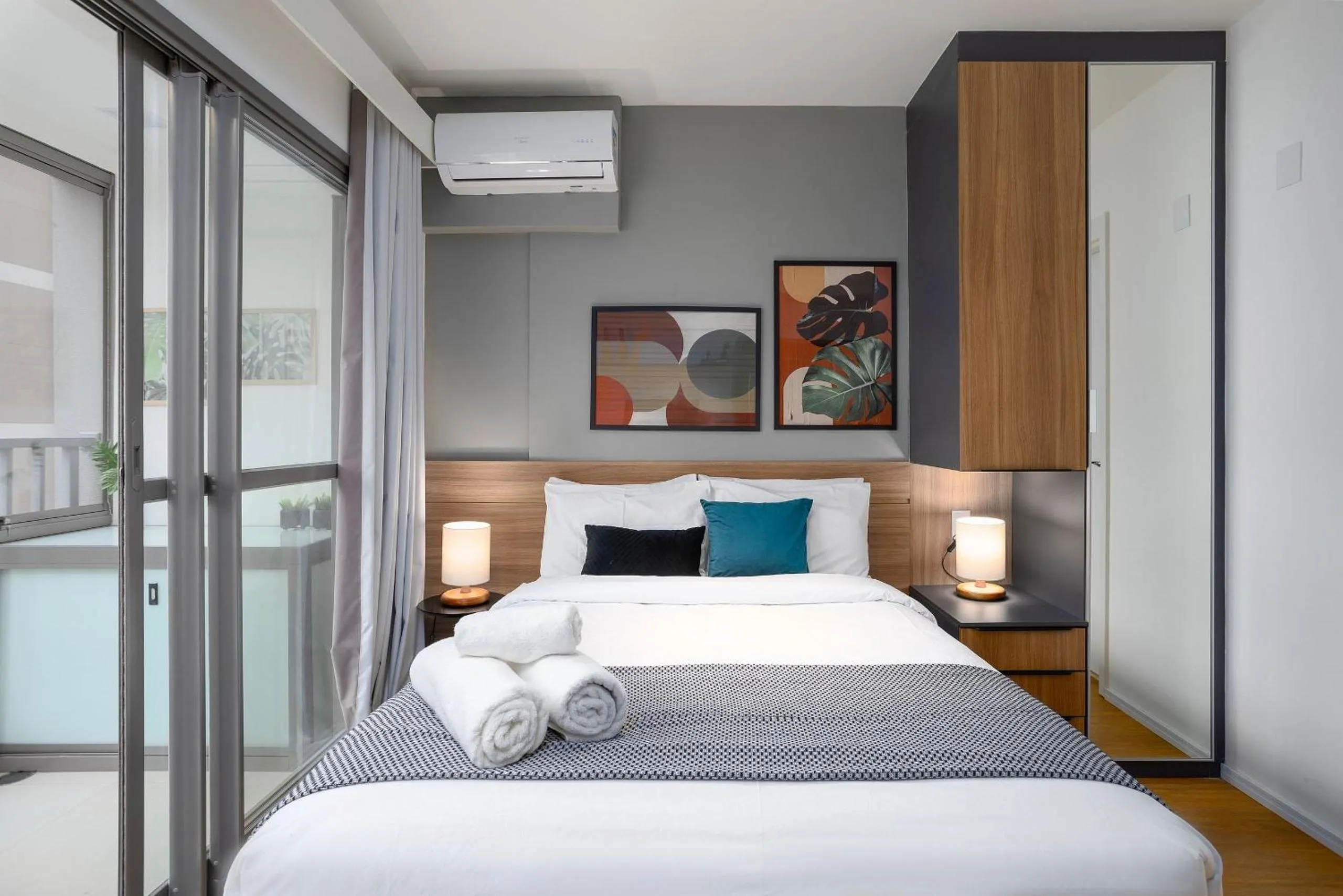 Bedroom, Bed in Atmosfera Brooklin