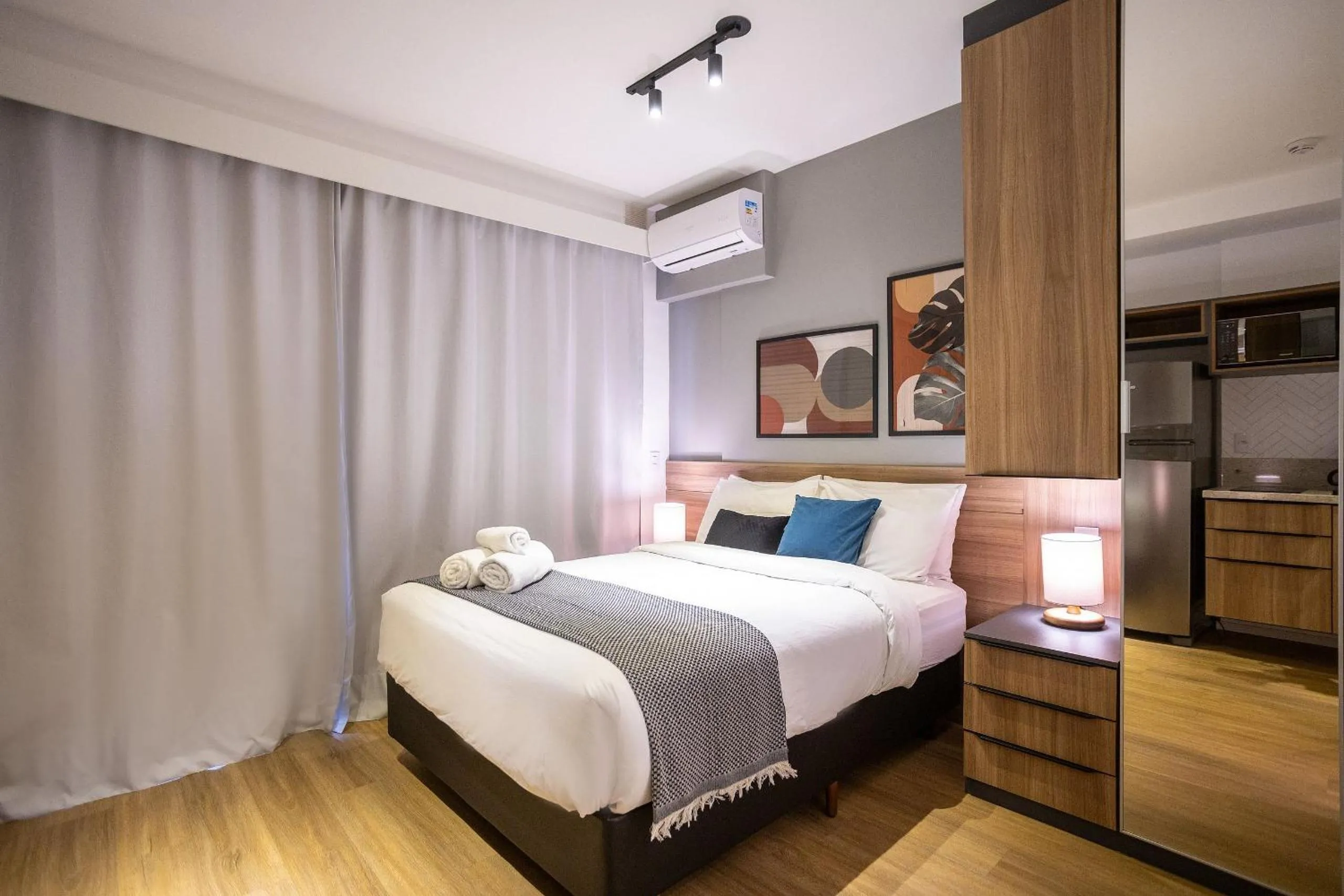 Bedroom, Bed in Atmosfera Brooklin