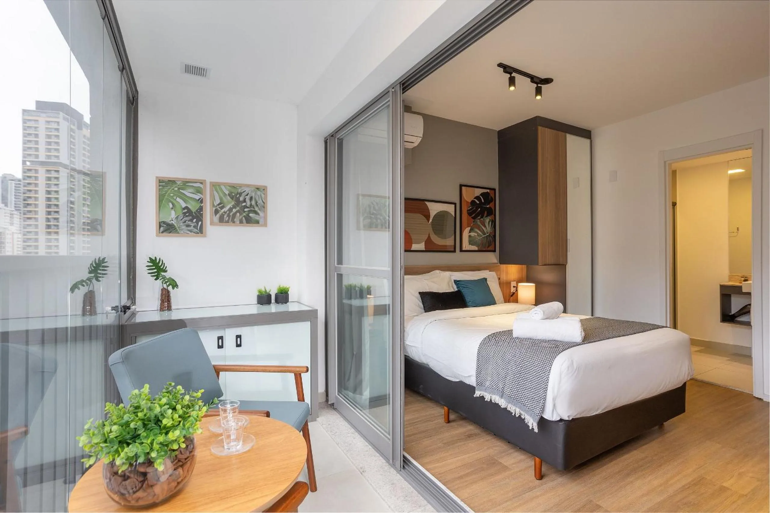 Bedroom, Bed in Atmosfera Brooklin