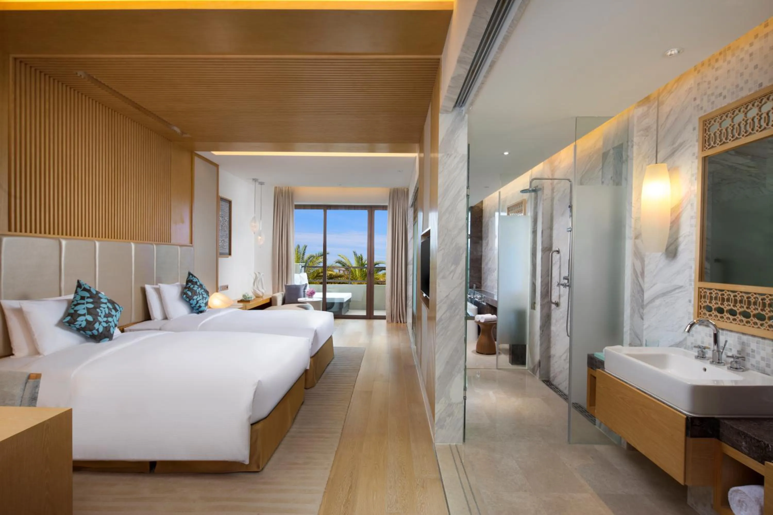 Bed in Sanya Yazhou Bay Resort Curio Collection by Hilton