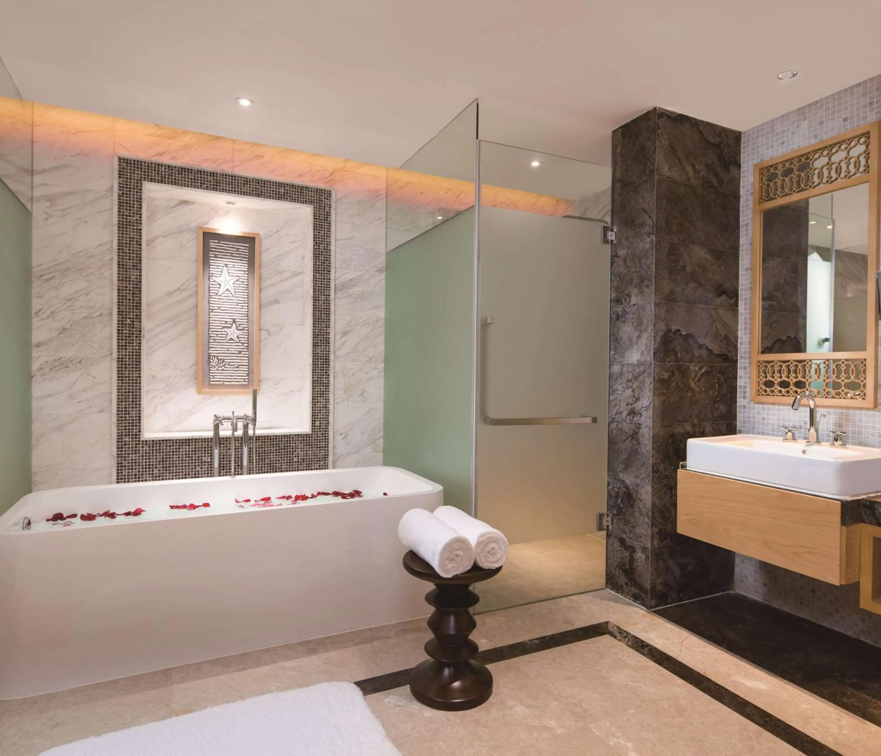 Bathroom in Sanya Yazhou Bay Resort Curio Collection by Hilton