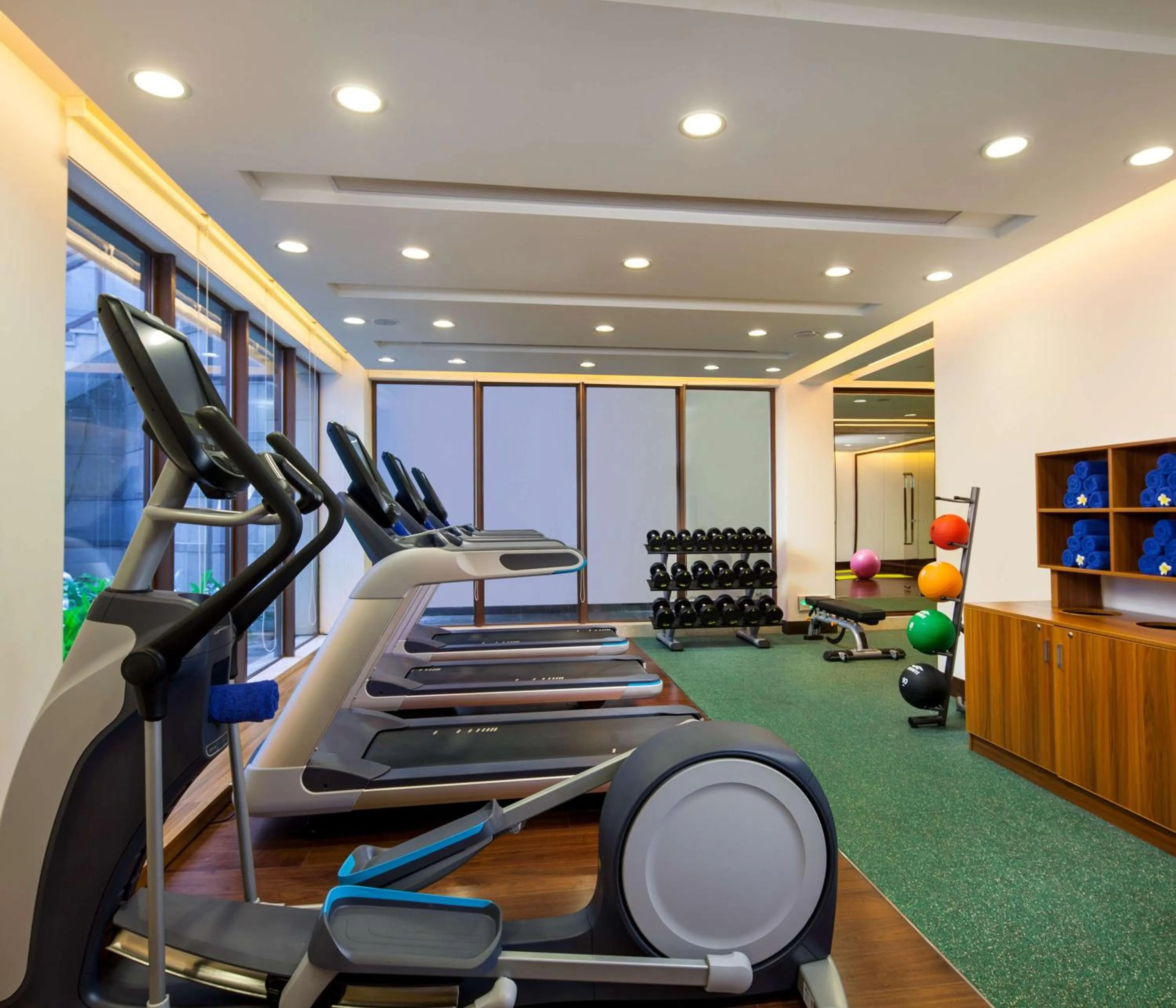 Fitness centre/facilities, Fitness Center/Facilities in Sanya Yazhou Bay Resort Curio Collection by Hilton