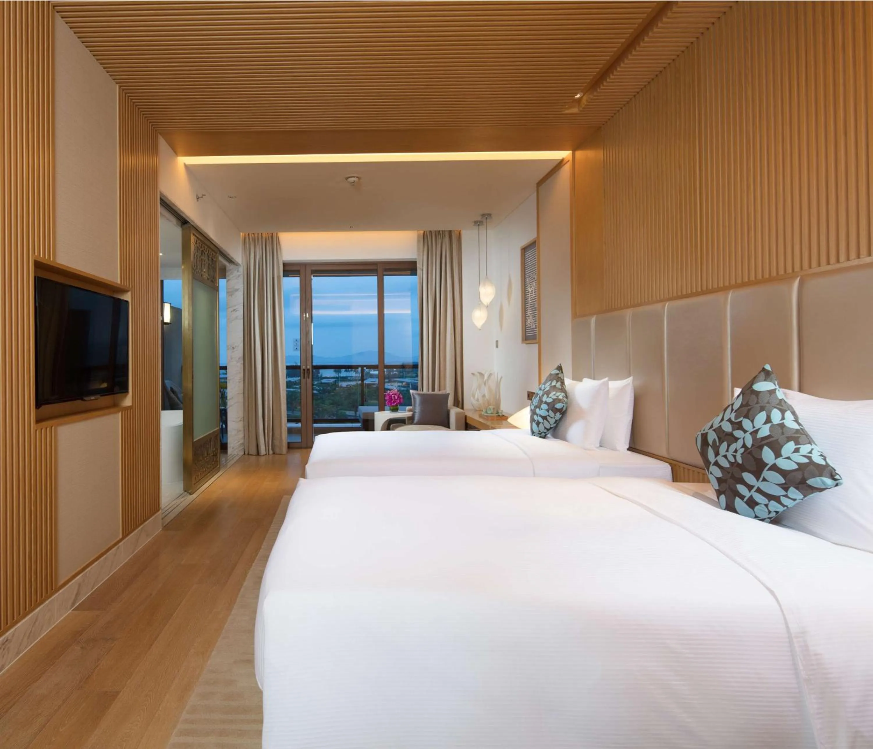 Bedroom, Bed in Sanya Yazhou Bay Resort Curio Collection by Hilton