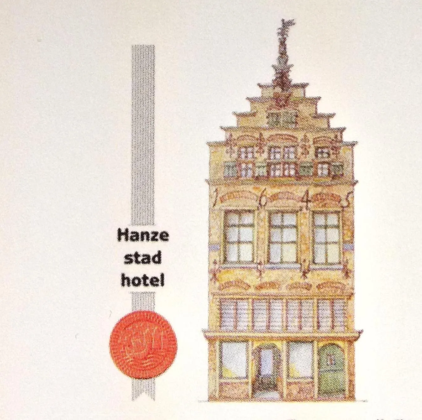 Facade/entrance in Hanzestadslogement "De Leeuw", logies in het centrum van Deventer