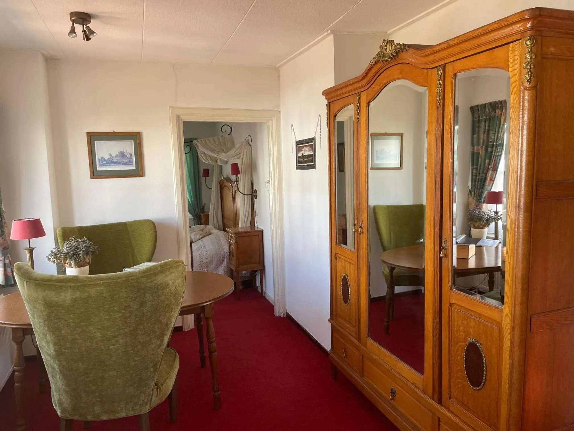 Living room in Hanzestadslogement "De Leeuw", logies in het centrum van Deventer