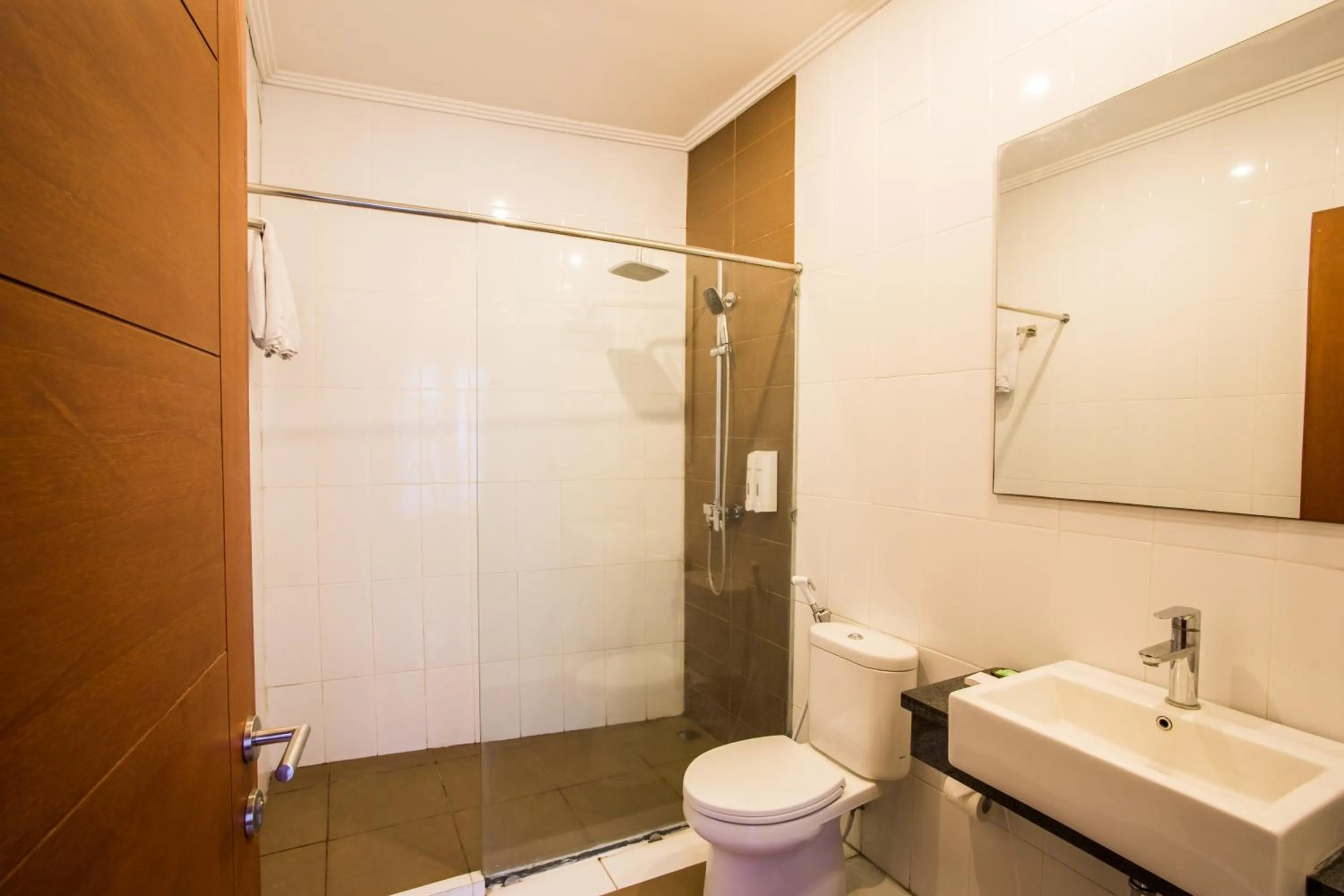 Shower in Svarna Hotel