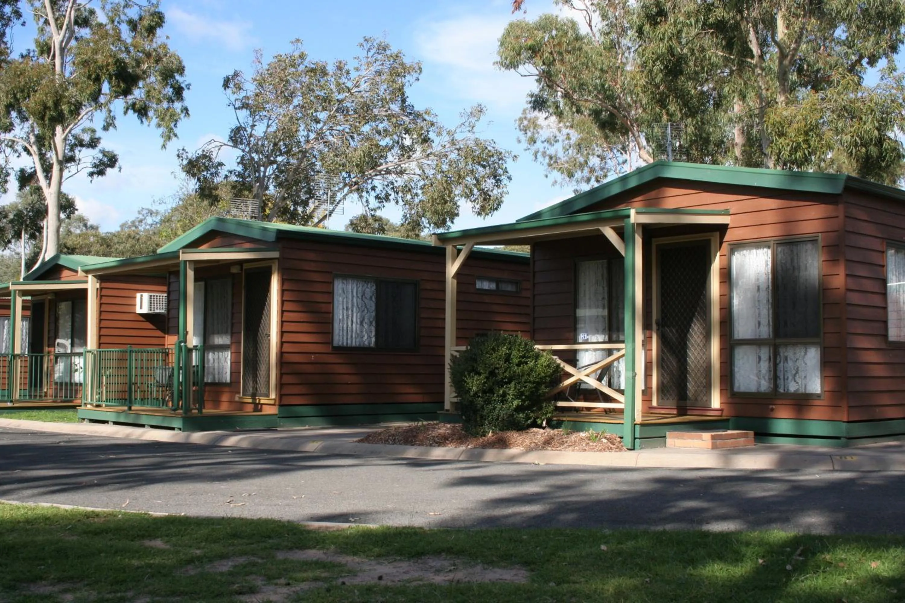Patio in Lake Fyans Holiday Park