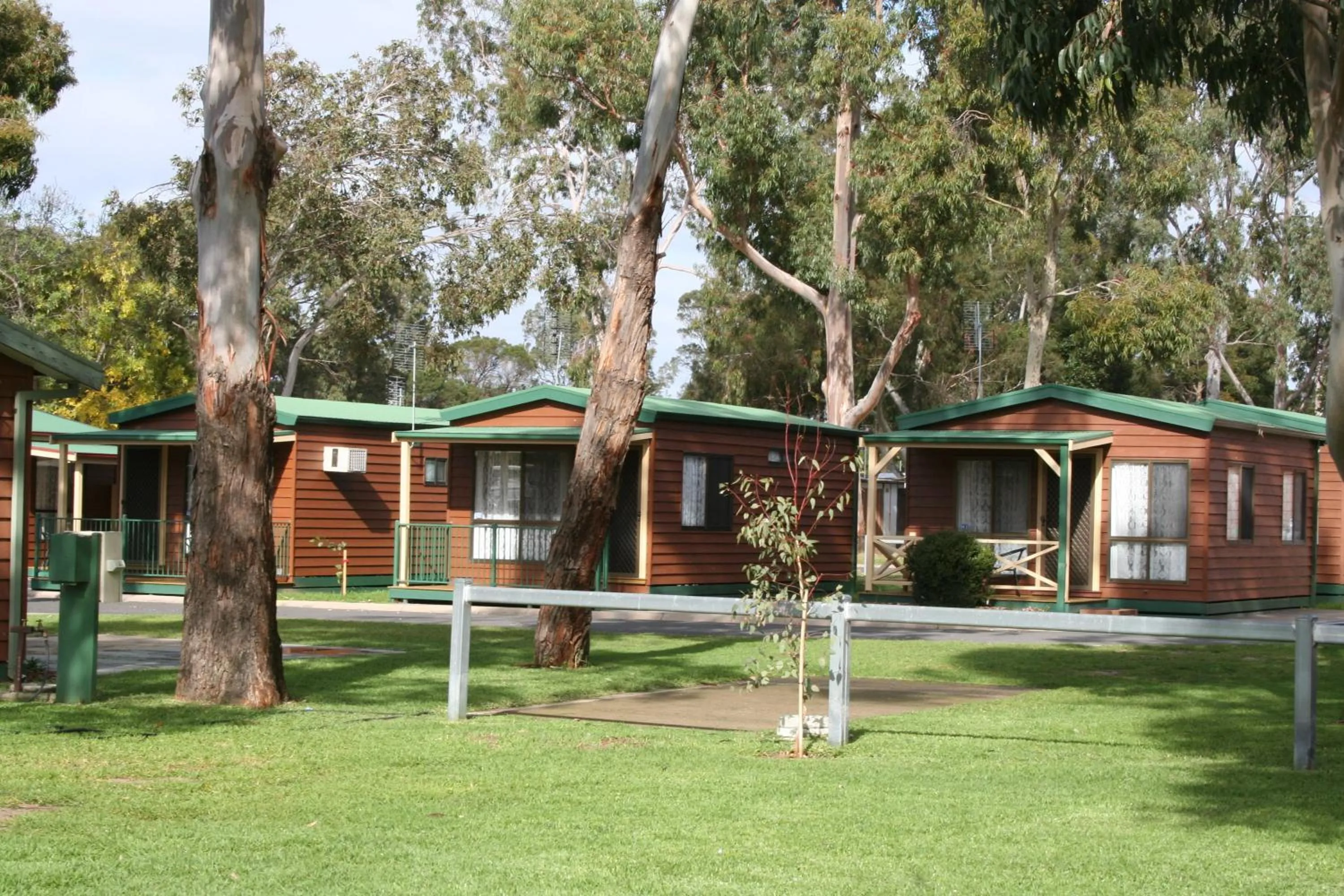 Natural landscape in Lake Fyans Holiday Park