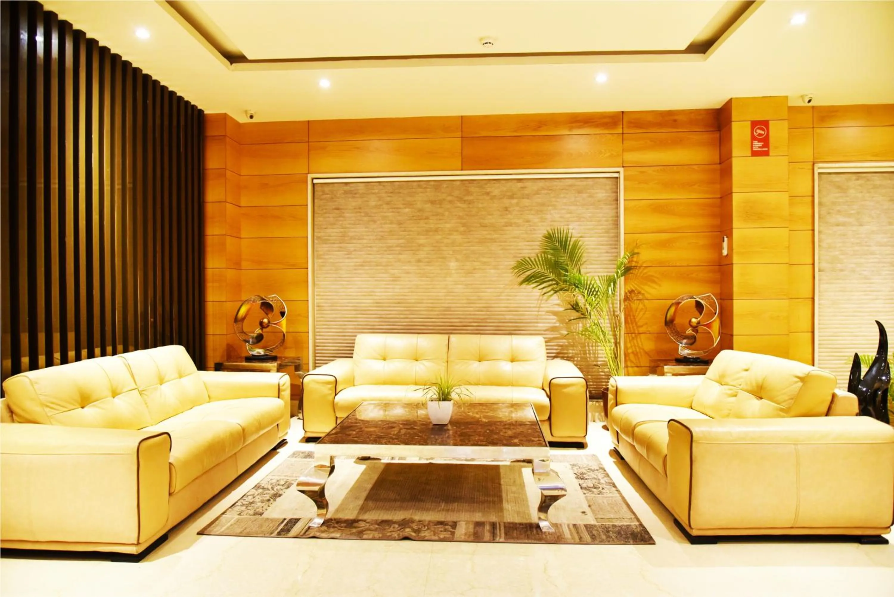 Communal lounge/ TV room in Hotel Sawera Grand Near Golden Temple