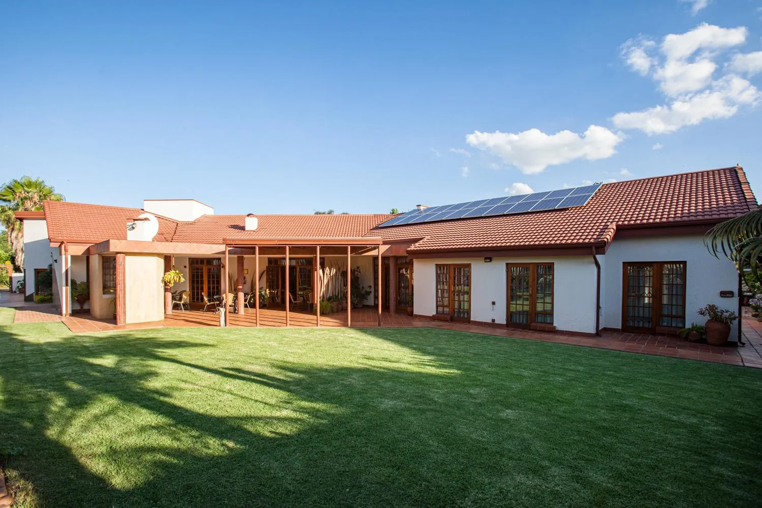Garden in Touraco Guesthouse