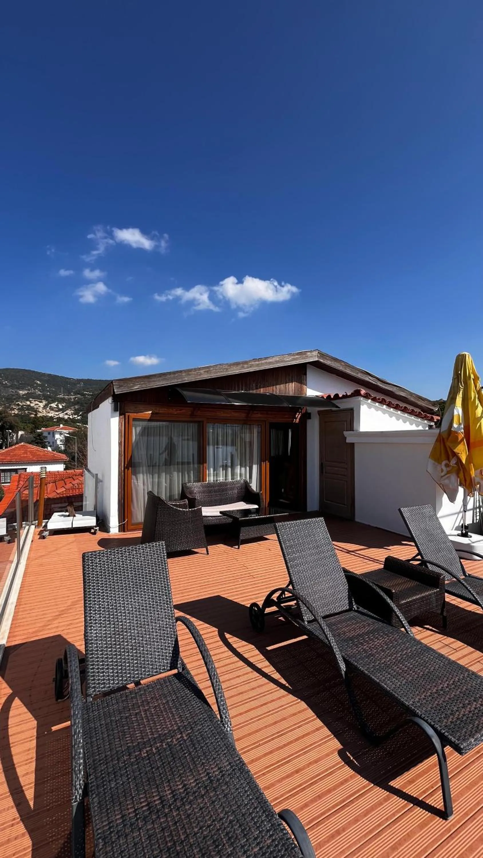 Balcony/Terrace in Foca Antik Otel