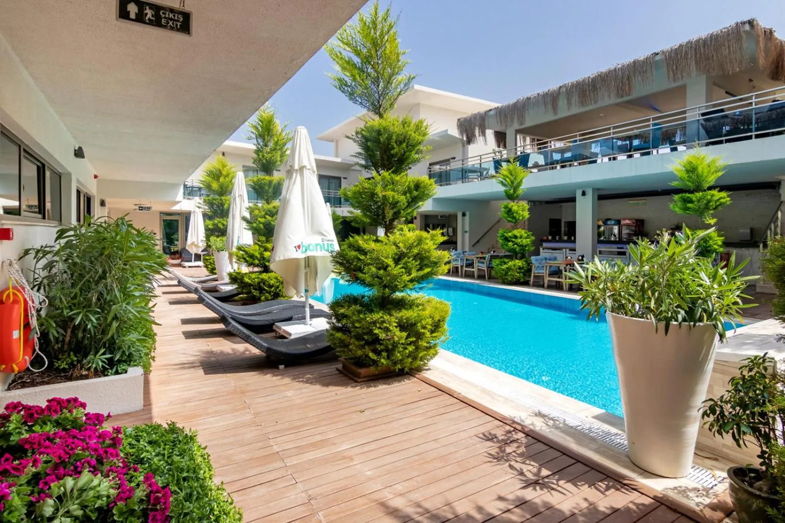 Pool view in The D Hotel Çeşme Resort