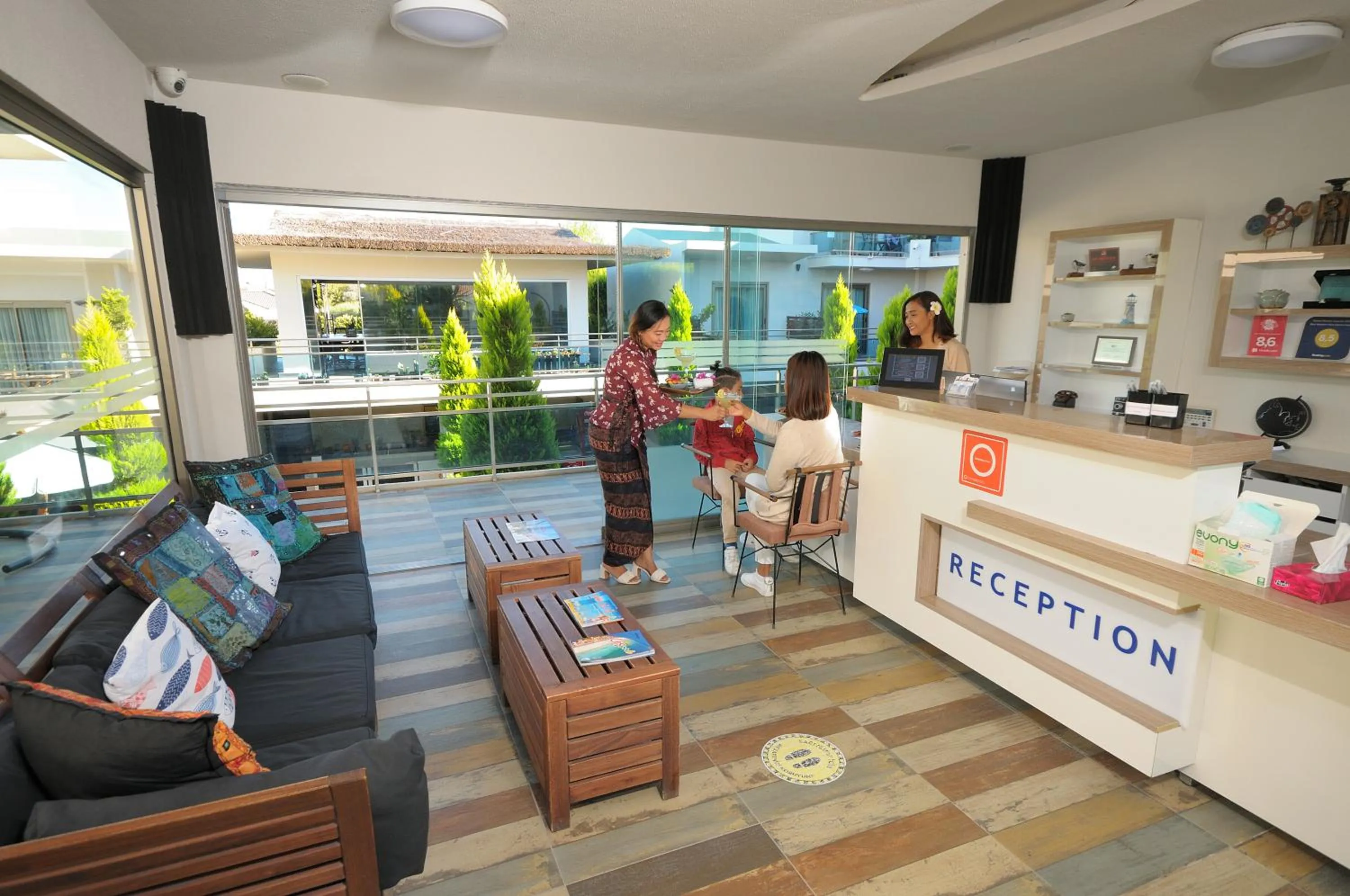 Lobby or reception in The D Hotel Çeşme Resort