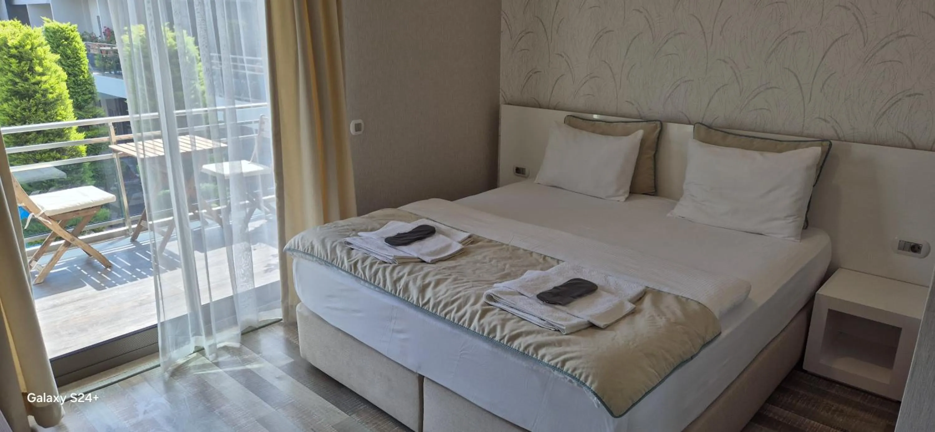 Bed in The D Hotel Çeşme Resort