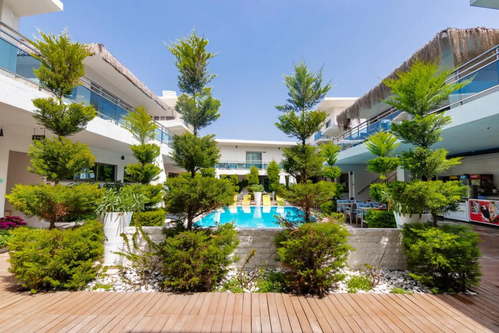Pool view in The D Hotel Çeşme Resort