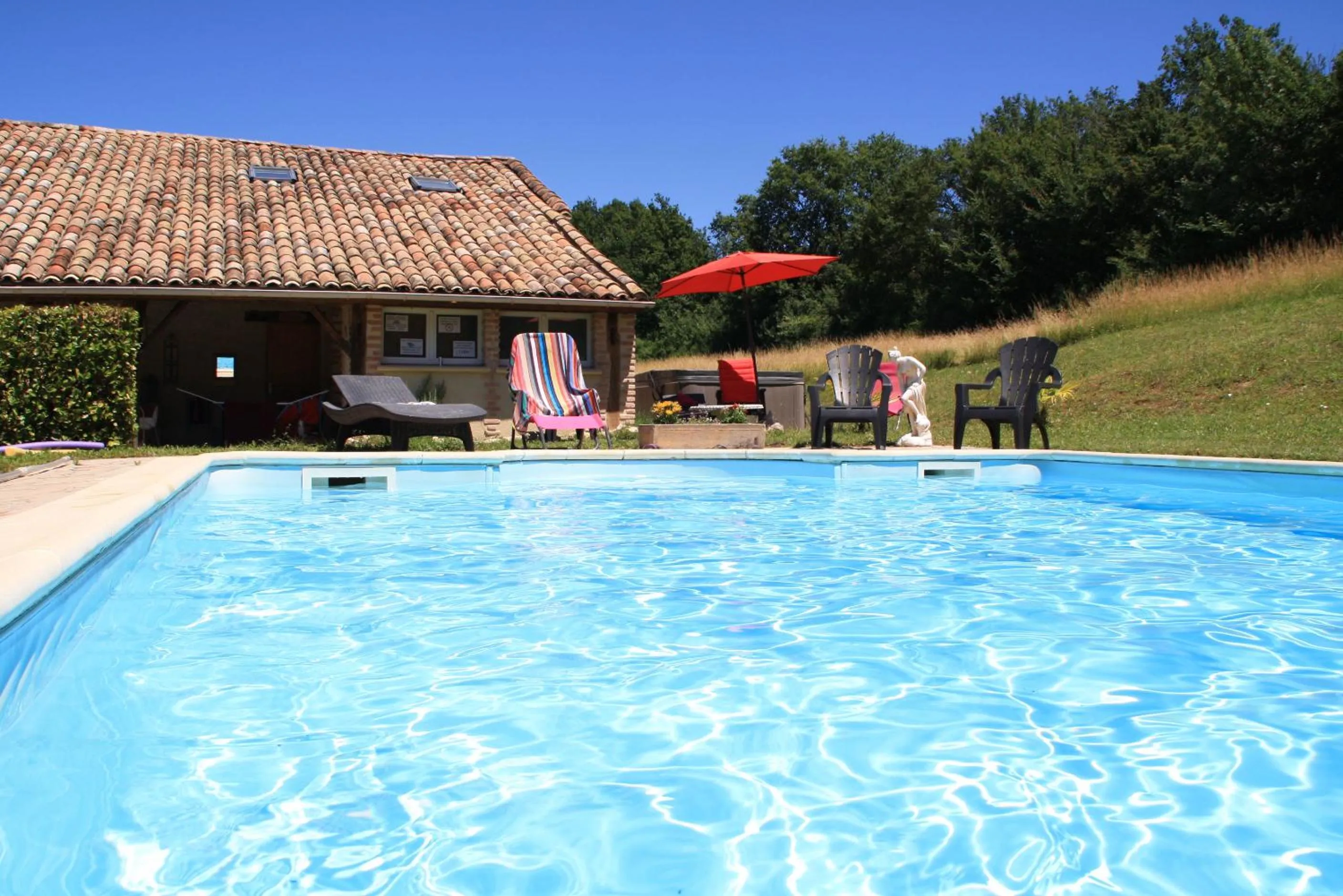 Open Air Bath in La Perle du Lot